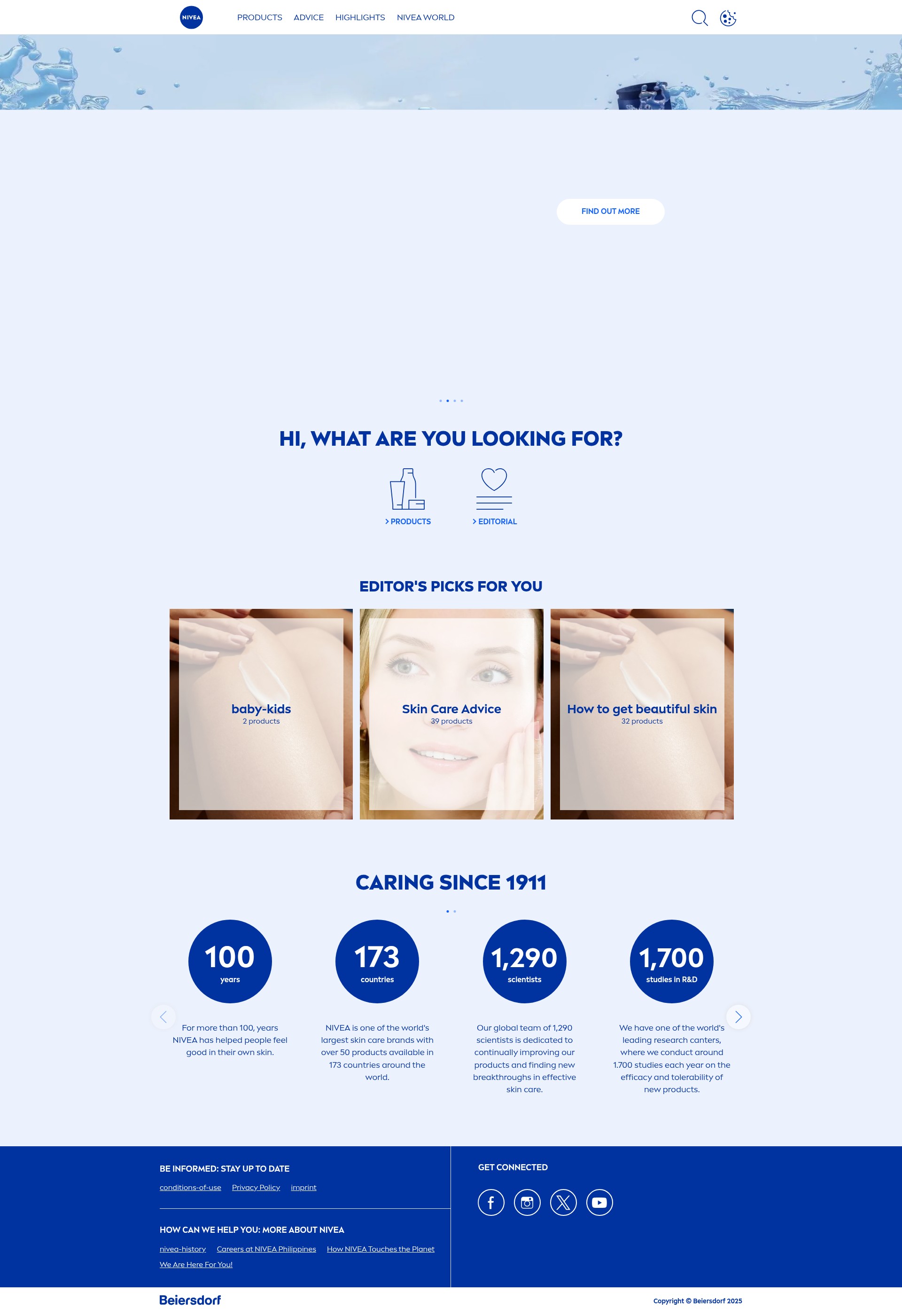 Screenshot of nivea.ph
