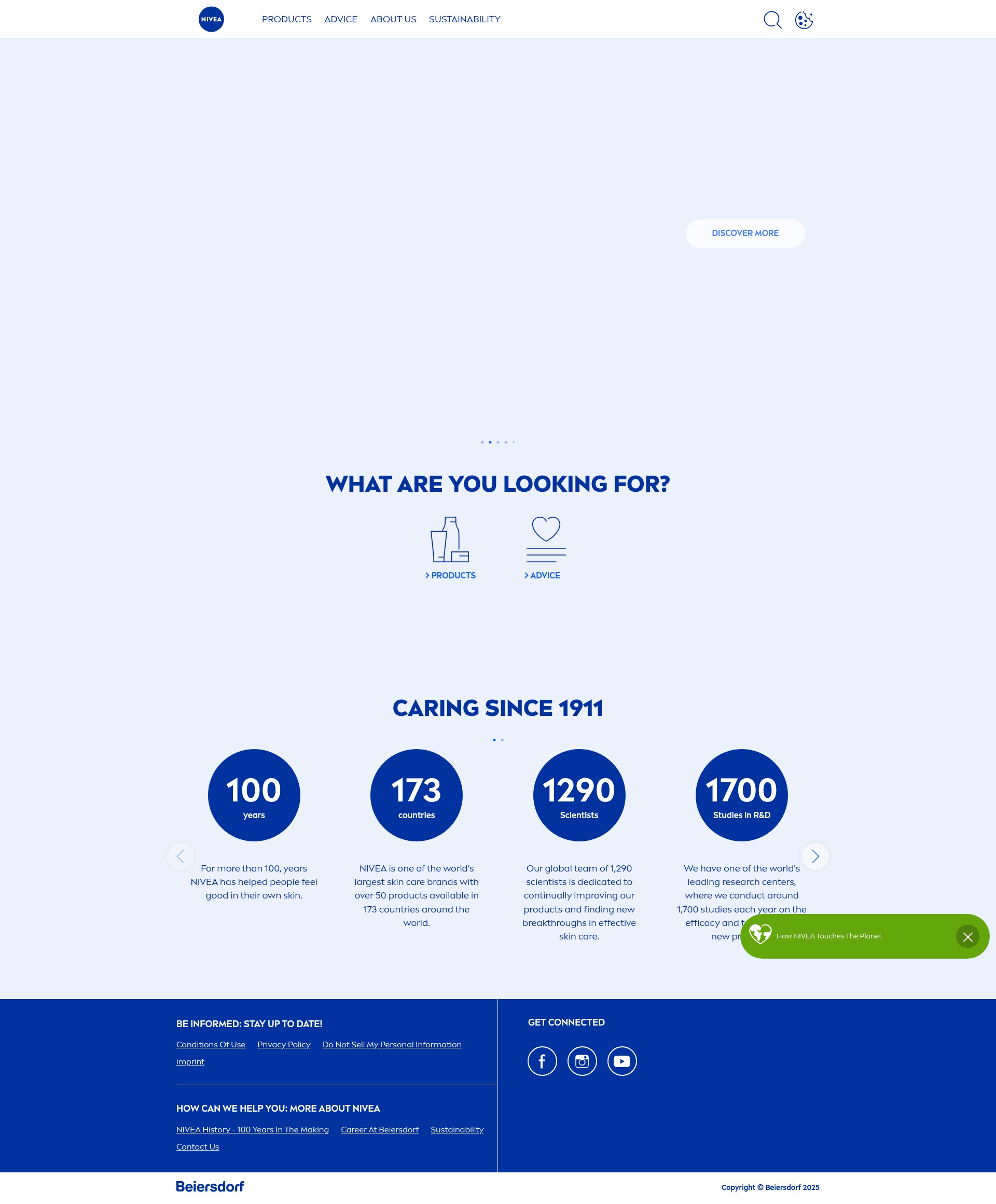 Screenshot of niveausa.com