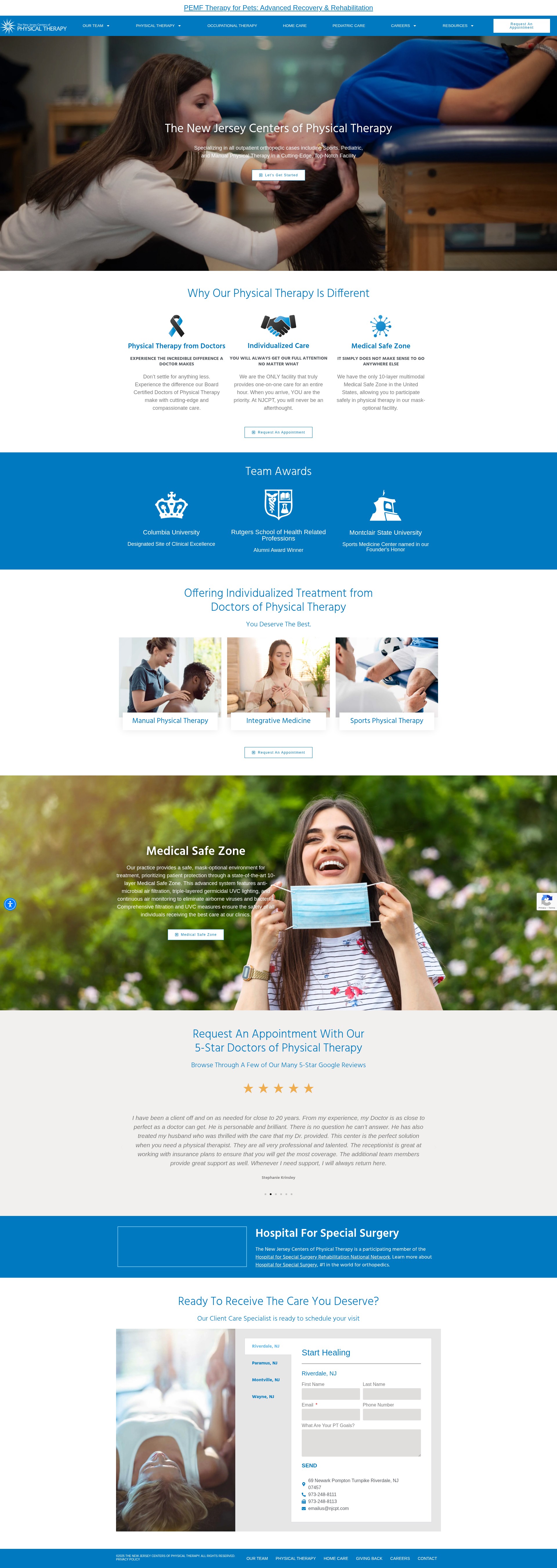 Screenshot of njcpt.com