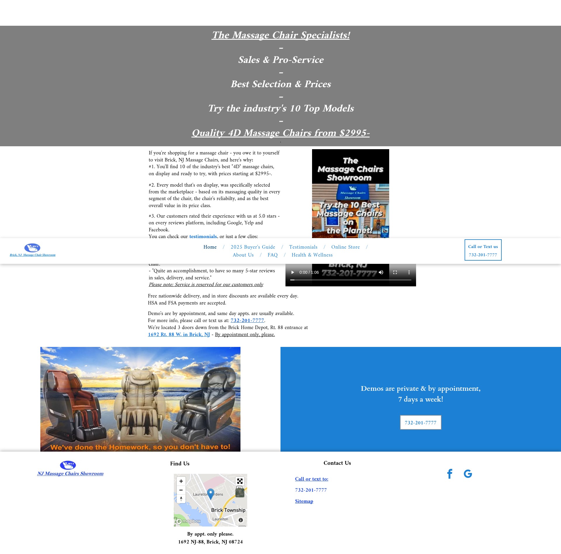 Screenshot of njmassagechairs.com