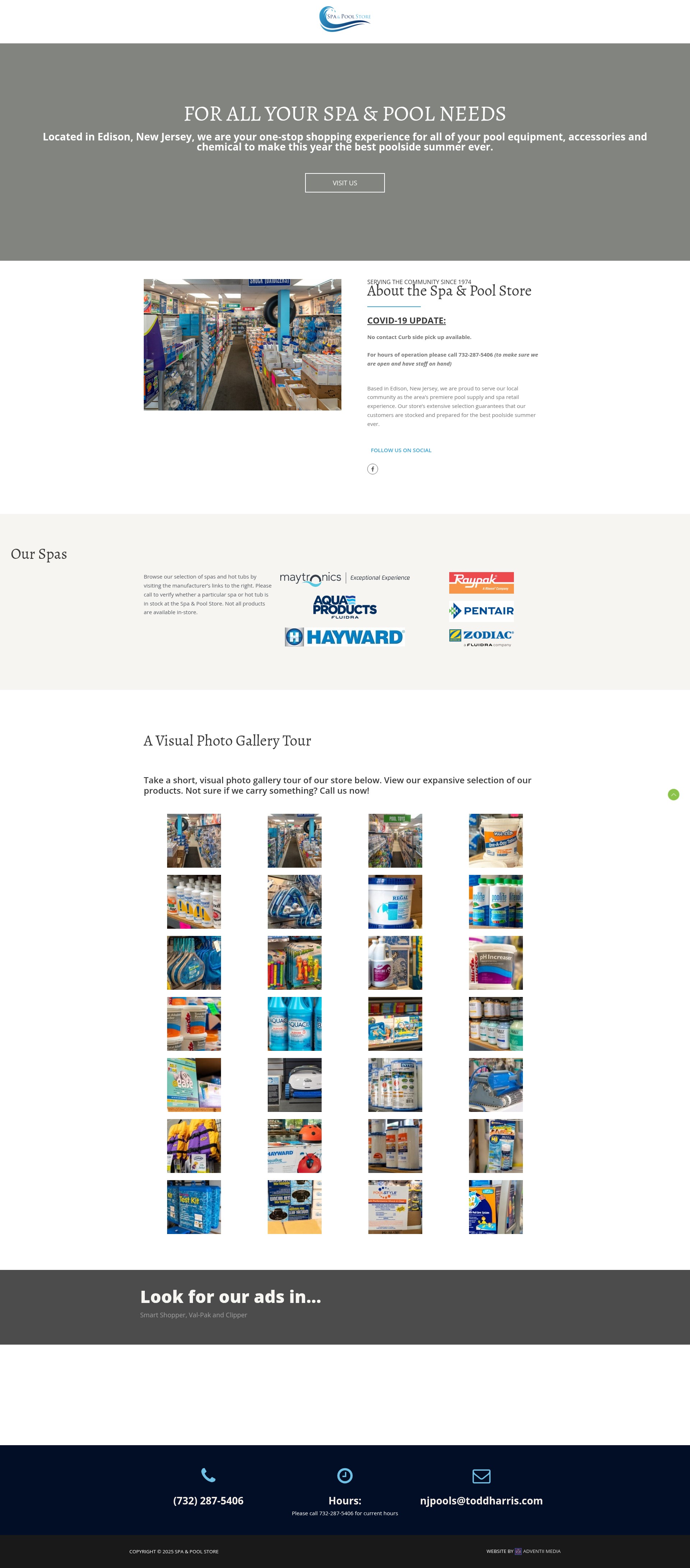 Screenshot of njpoolstore.com