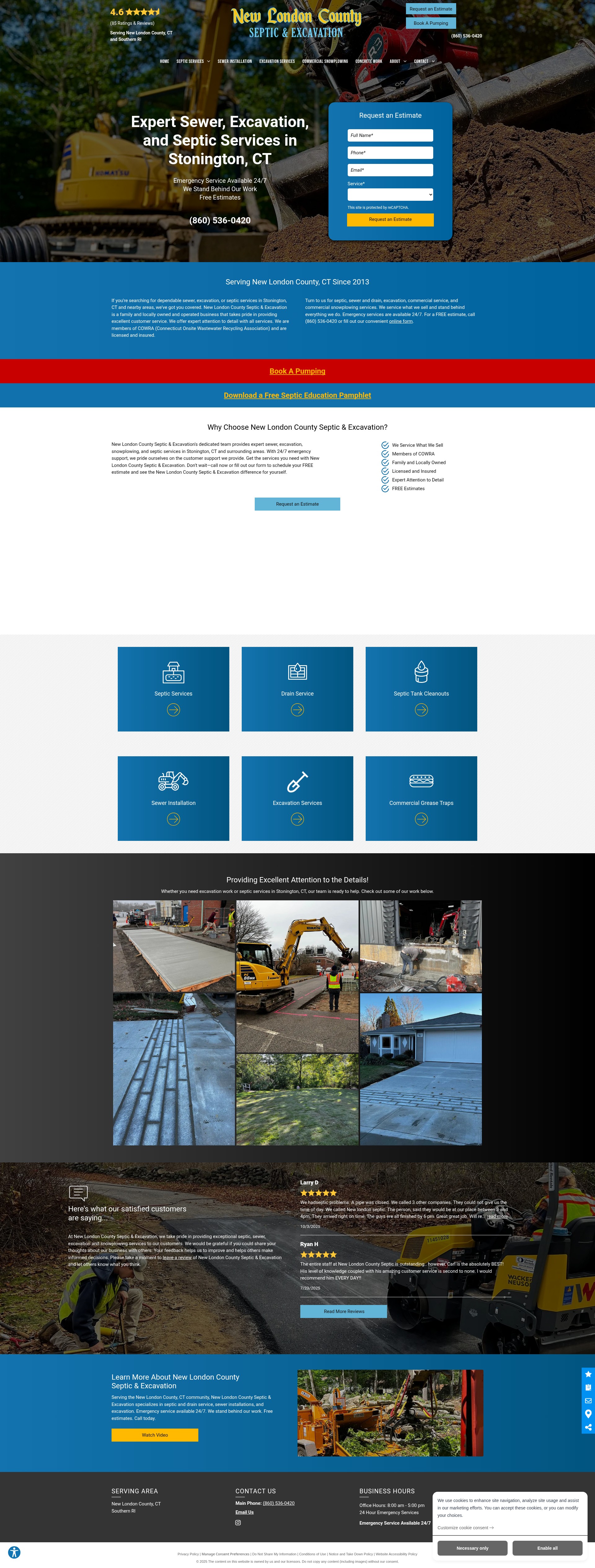 Screenshot of nlcountyseptic.com