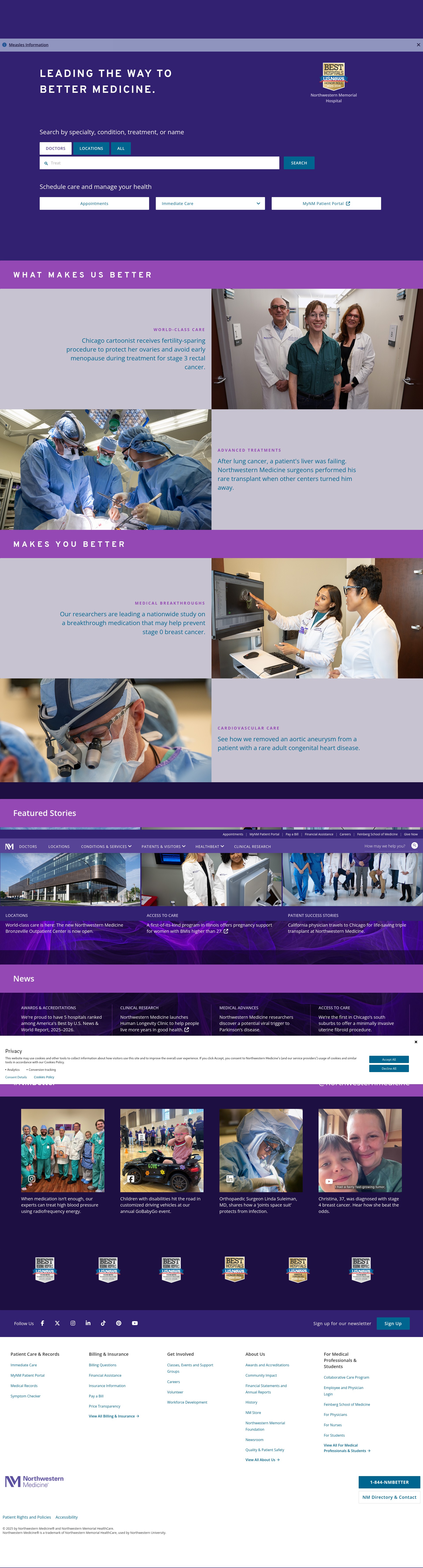 Screenshot of nm.org