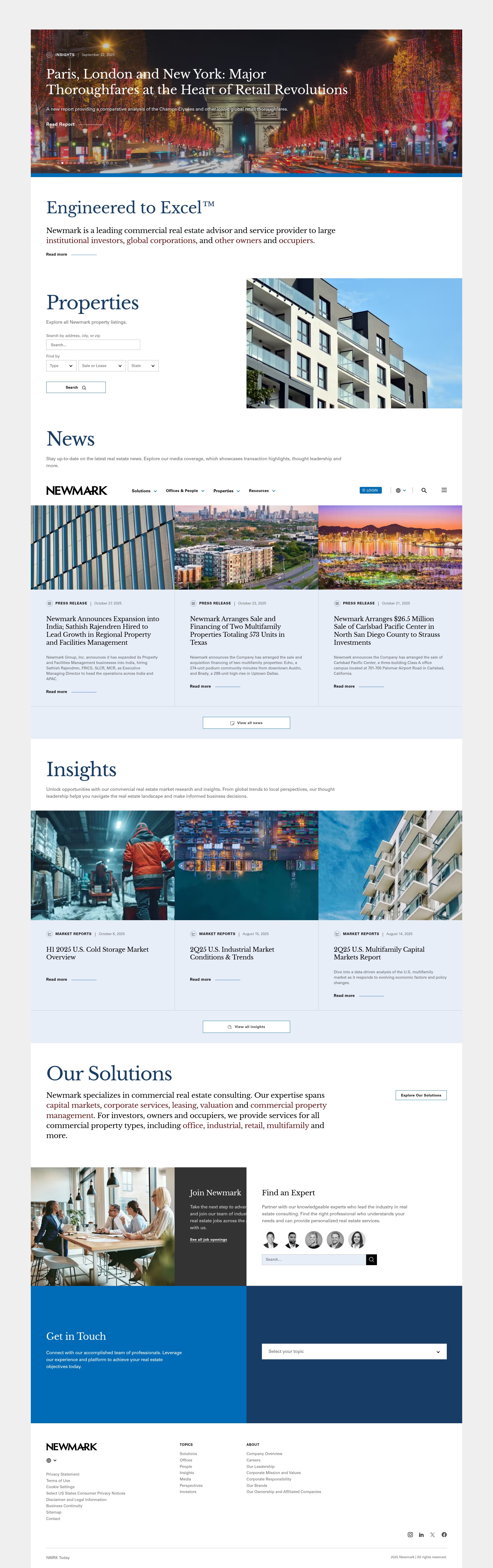 Screenshot of nmrk.com