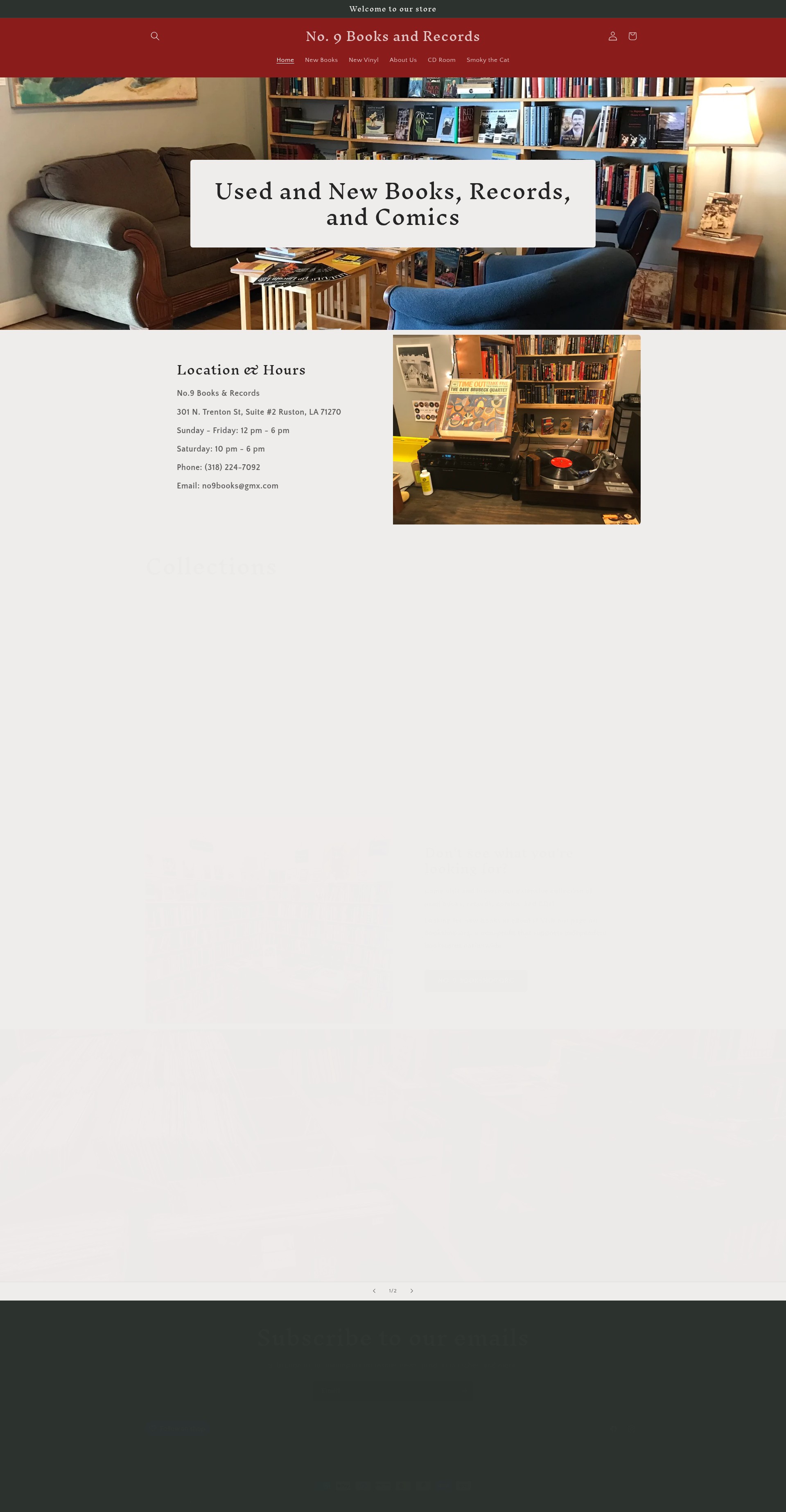 Screenshot of no9books.com