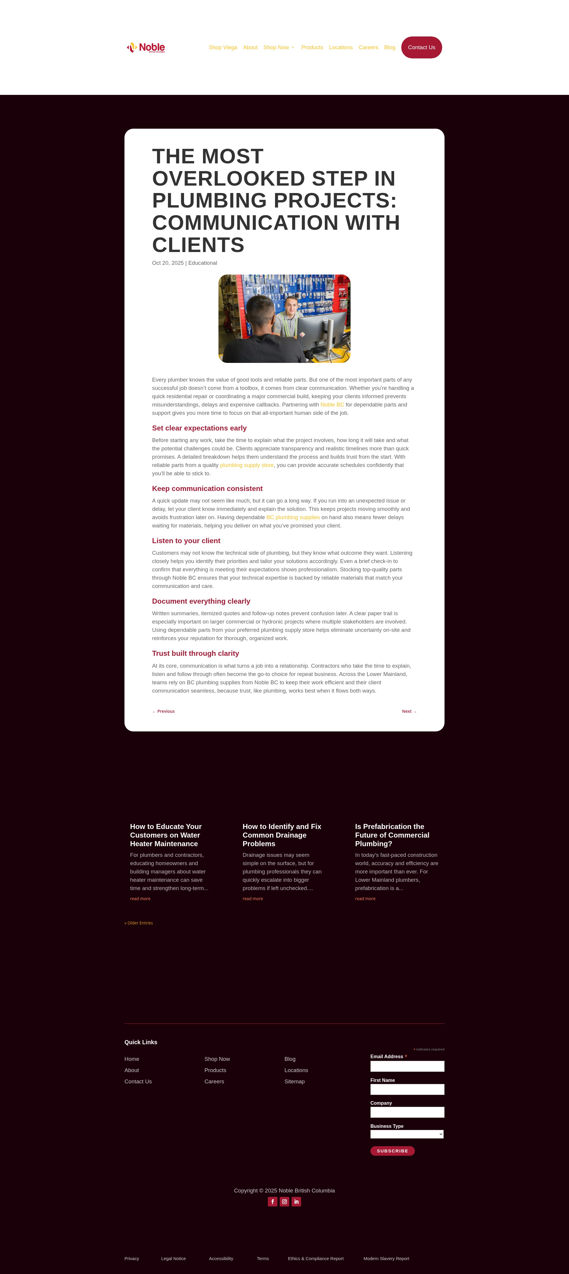 Screenshot of noblebc.ca