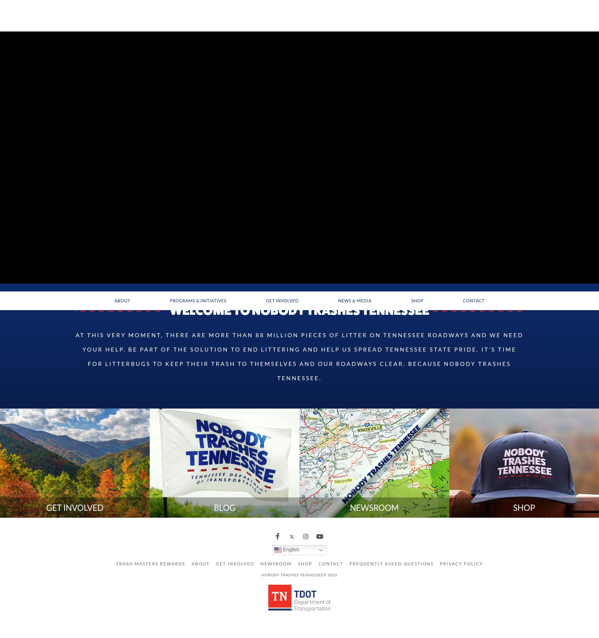 Screenshot of nobodytrashestennessee.com
