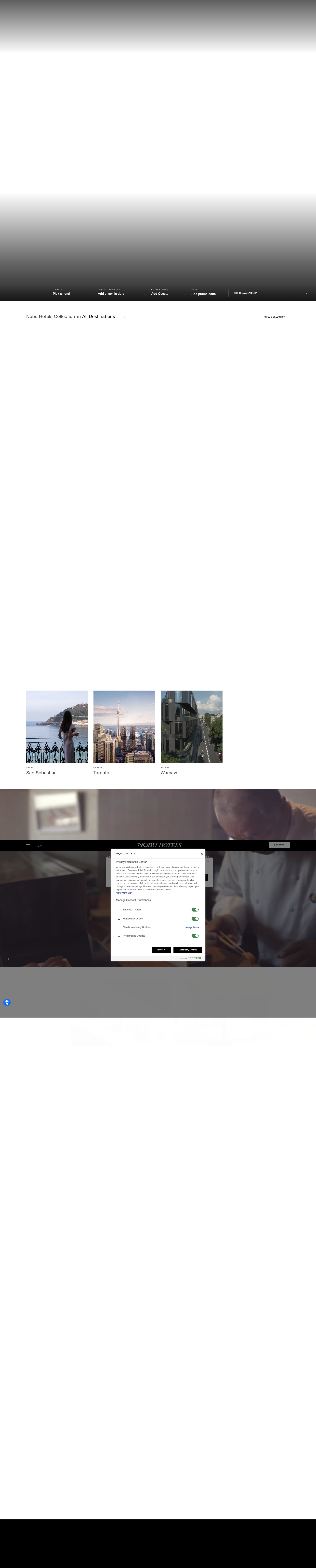 Screenshot of nobuhotels.com