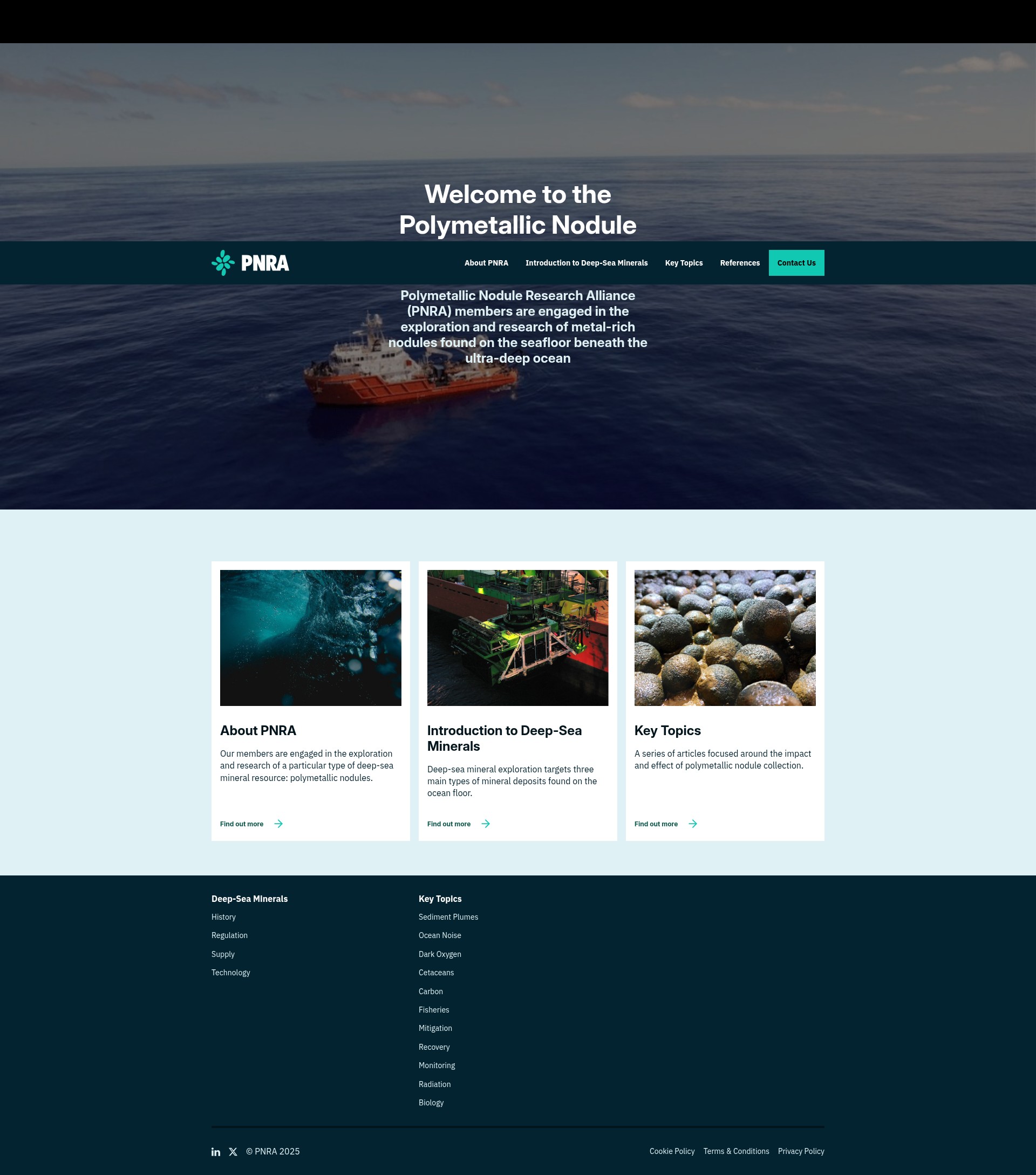 Screenshot of noduleresearch.com