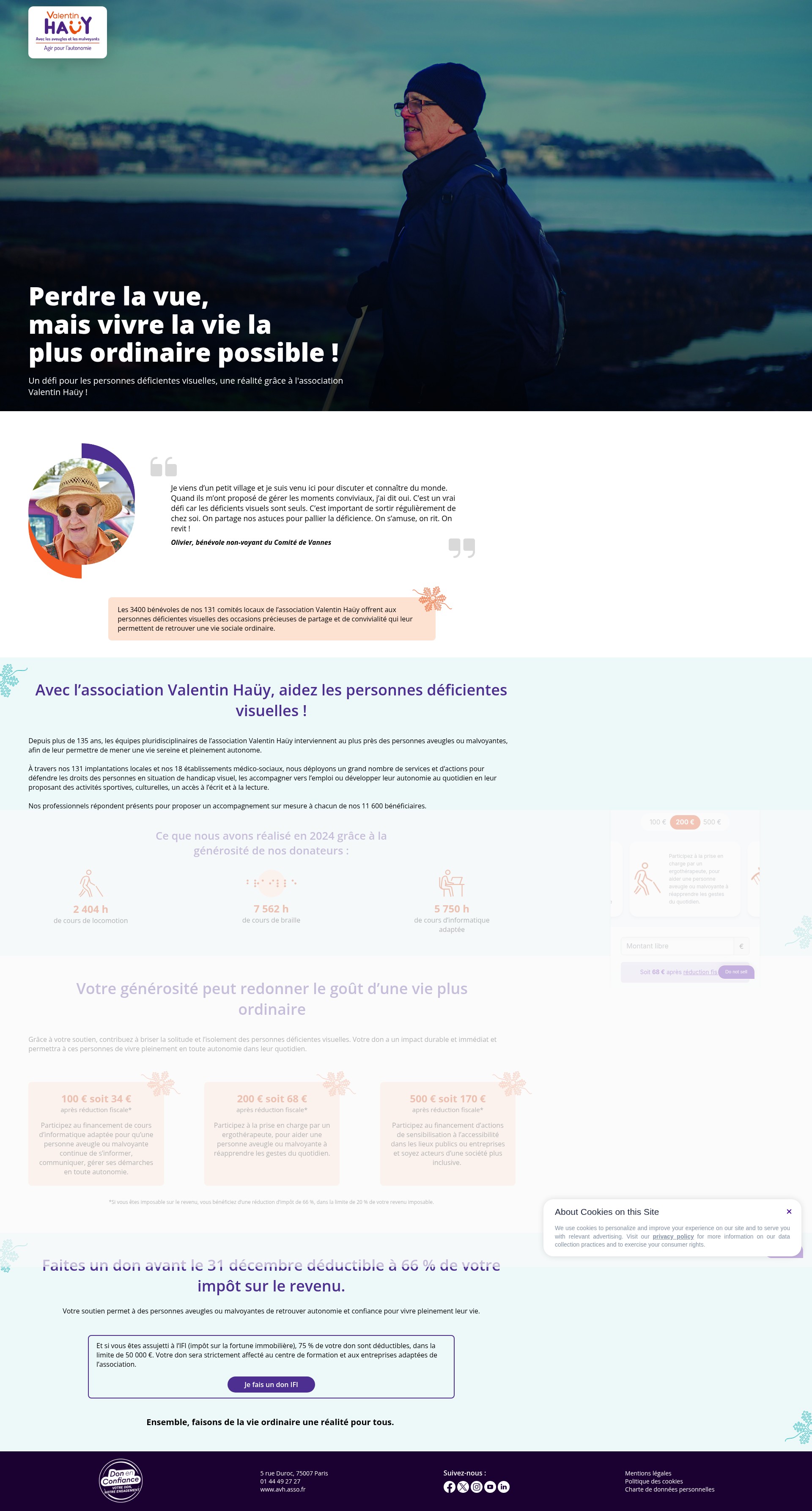 Screenshot of noel.avh.asso.fr