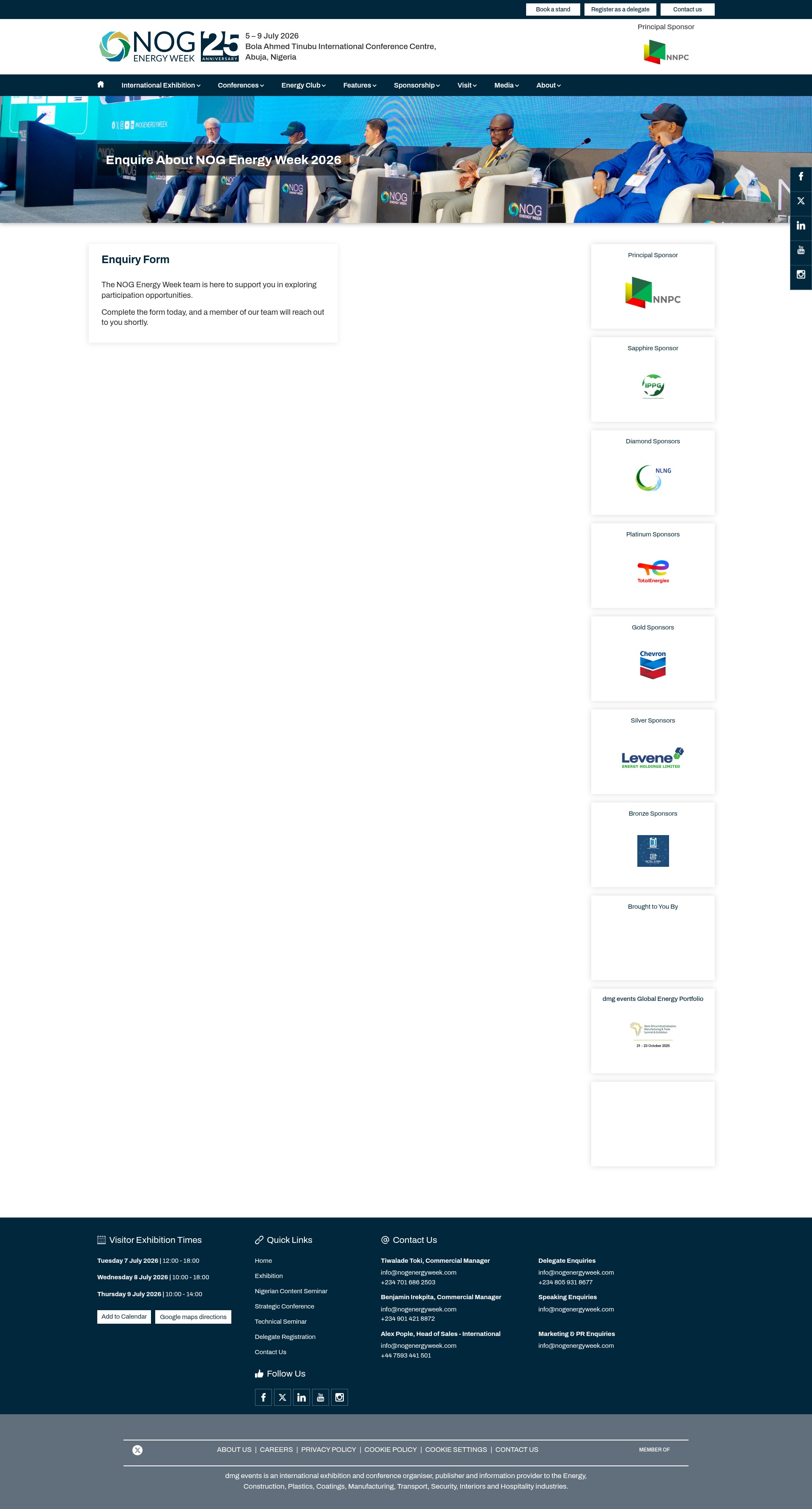 Screenshot of nogevent.com
