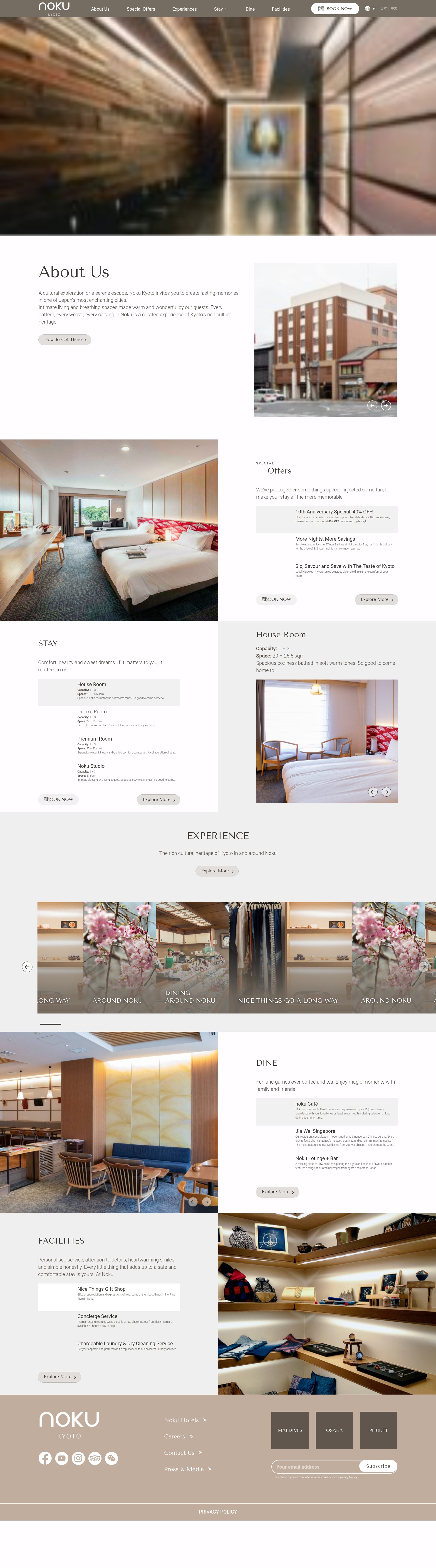 Screenshot of nokuhotels.com