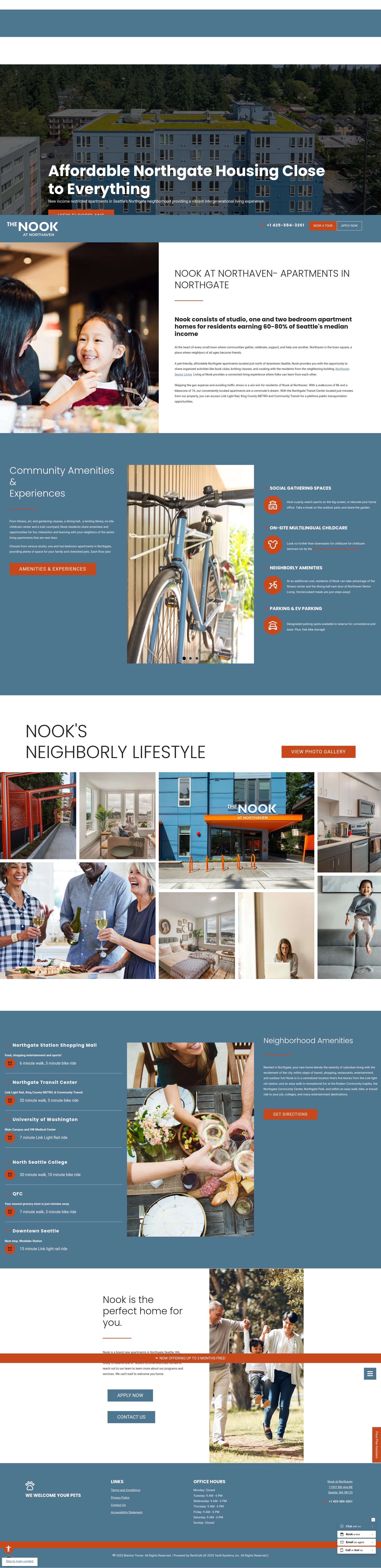 Screenshot of nookatnorthaven.com