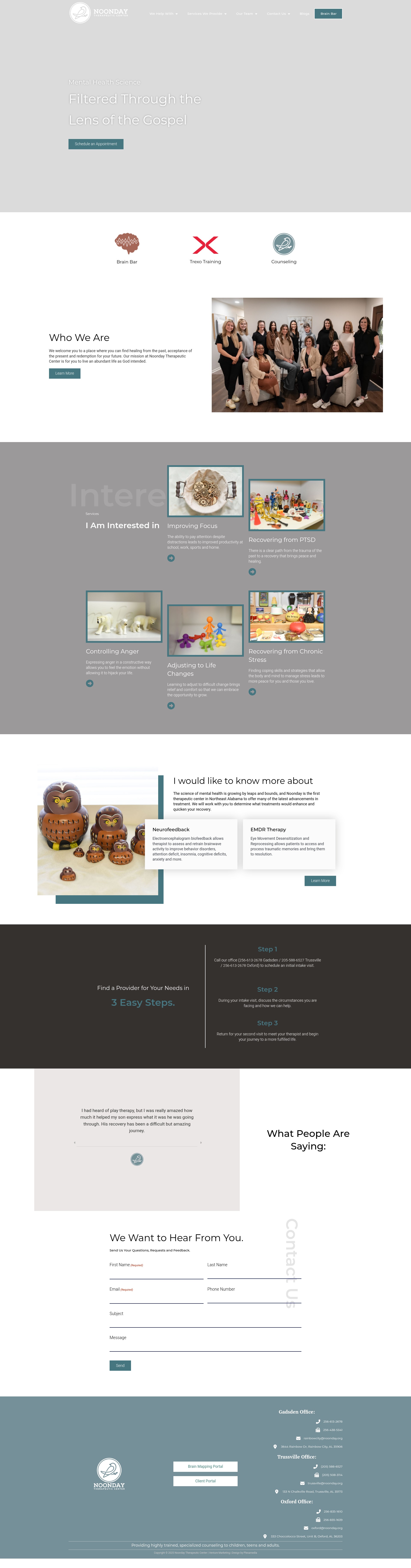Screenshot of noonday.org