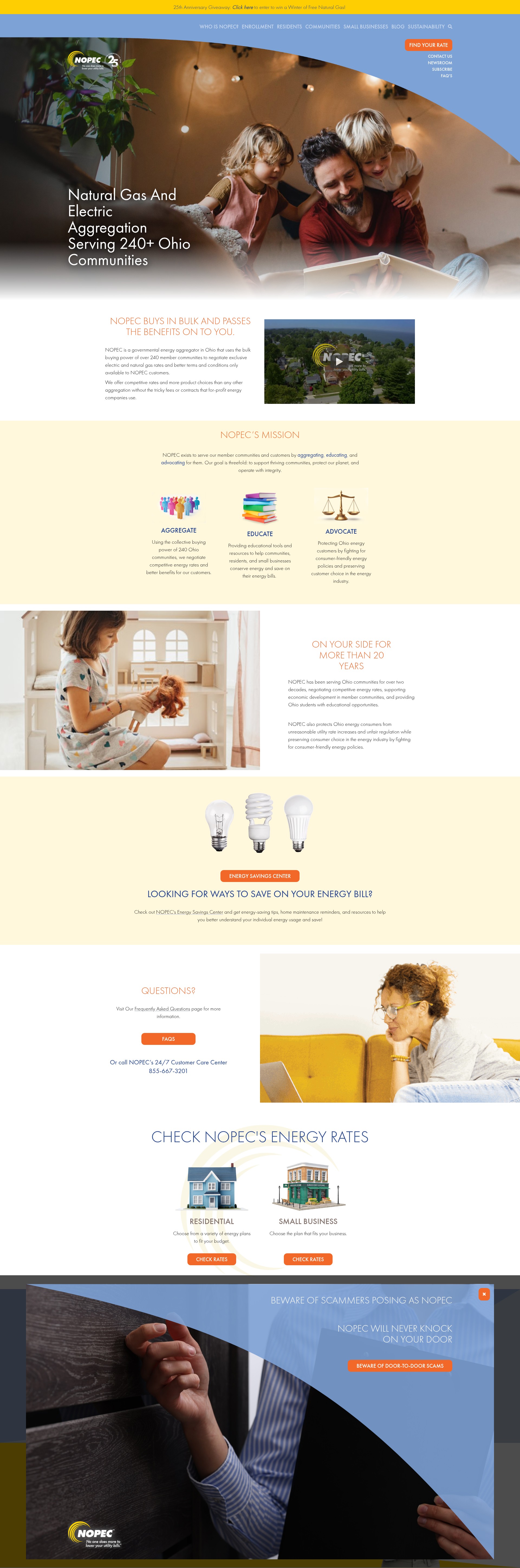 Screenshot of nopec.org