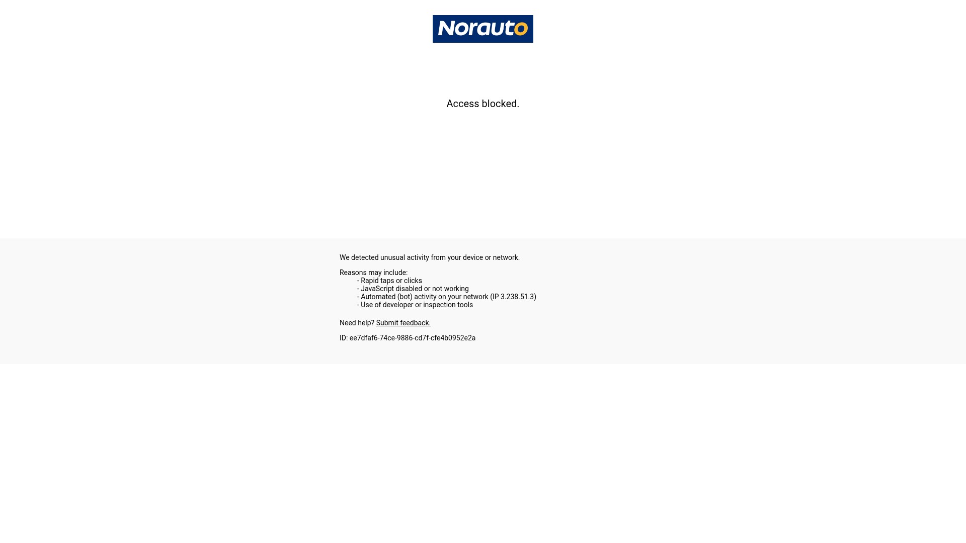 Screenshot of norauto.es