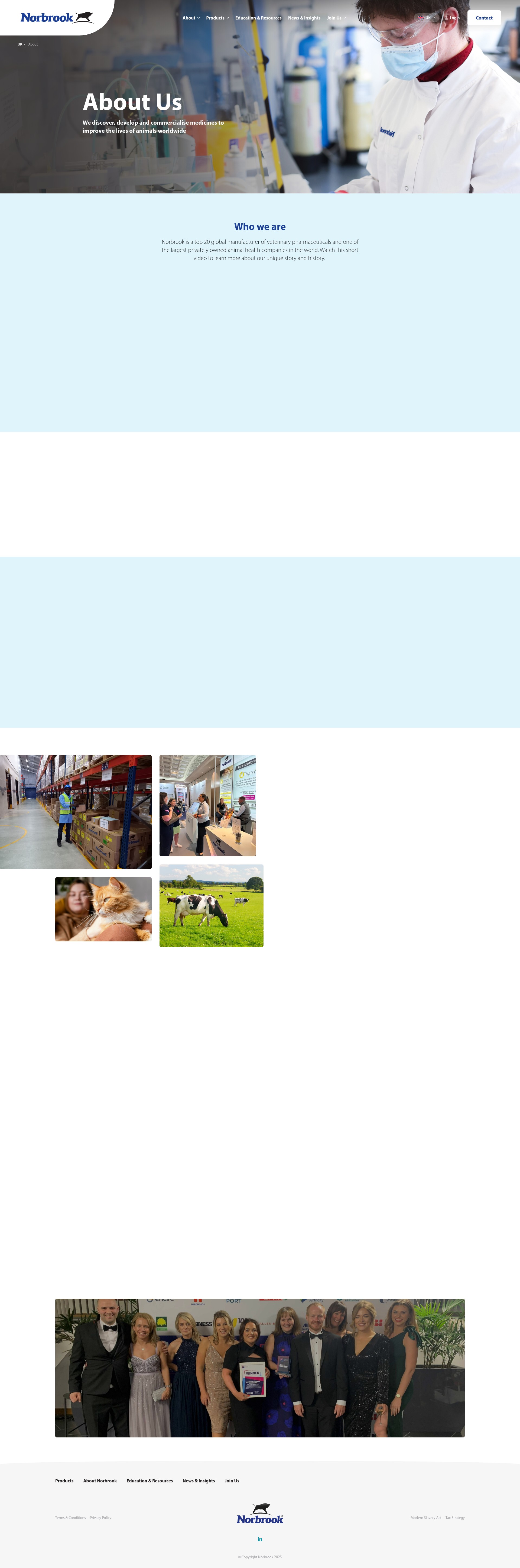 Screenshot of norbrook.com
