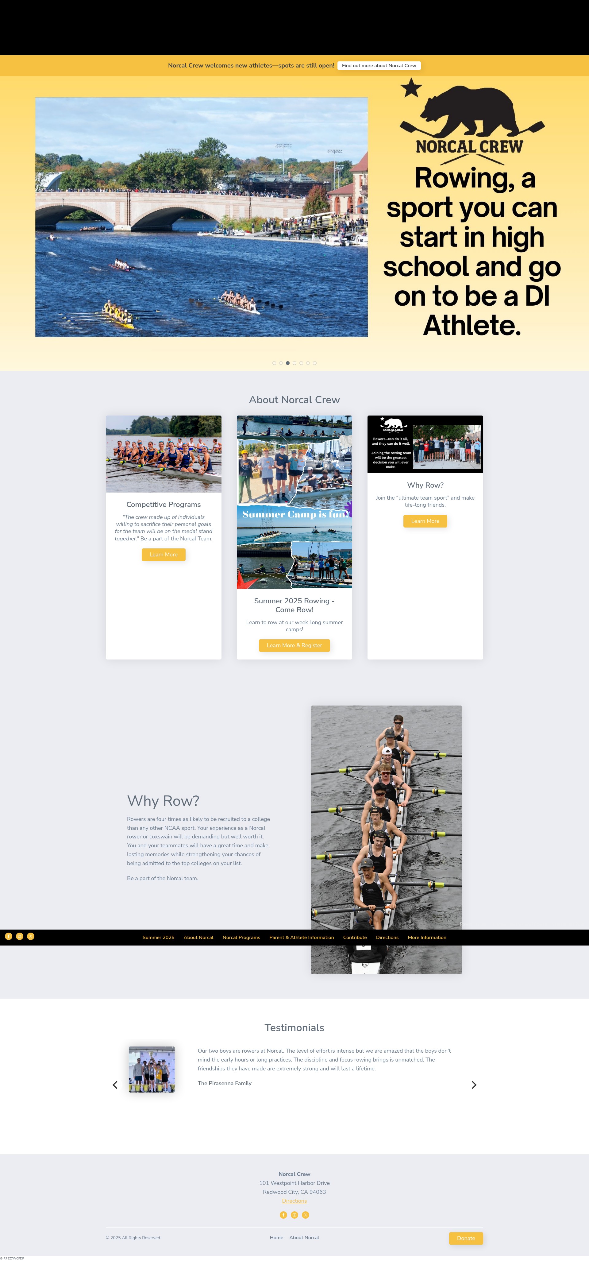 Screenshot of norcalcrew.org