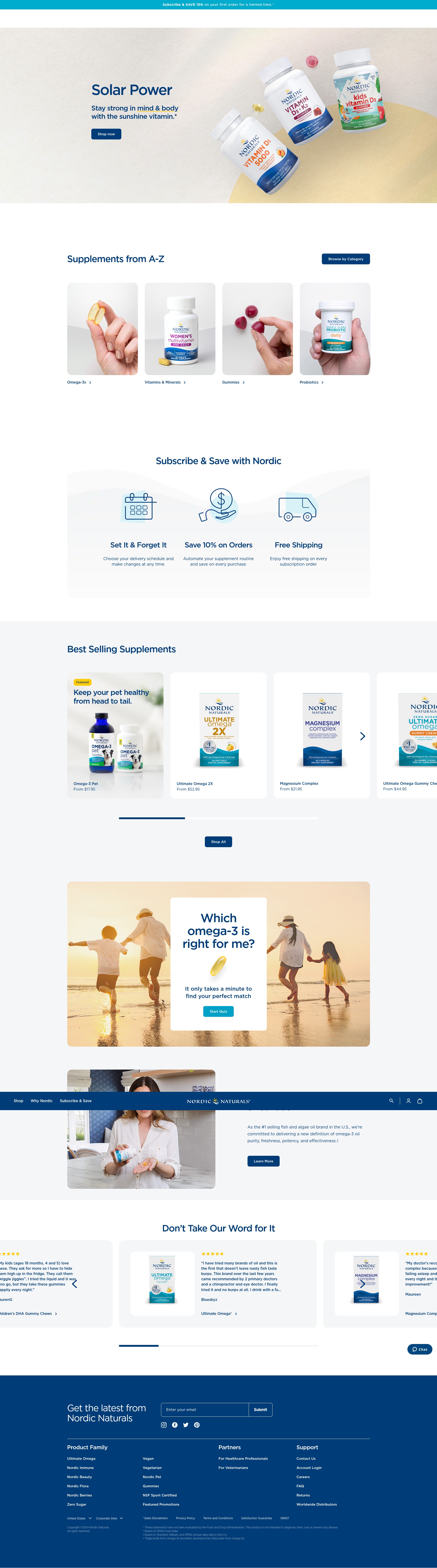 Screenshot of nordic.com