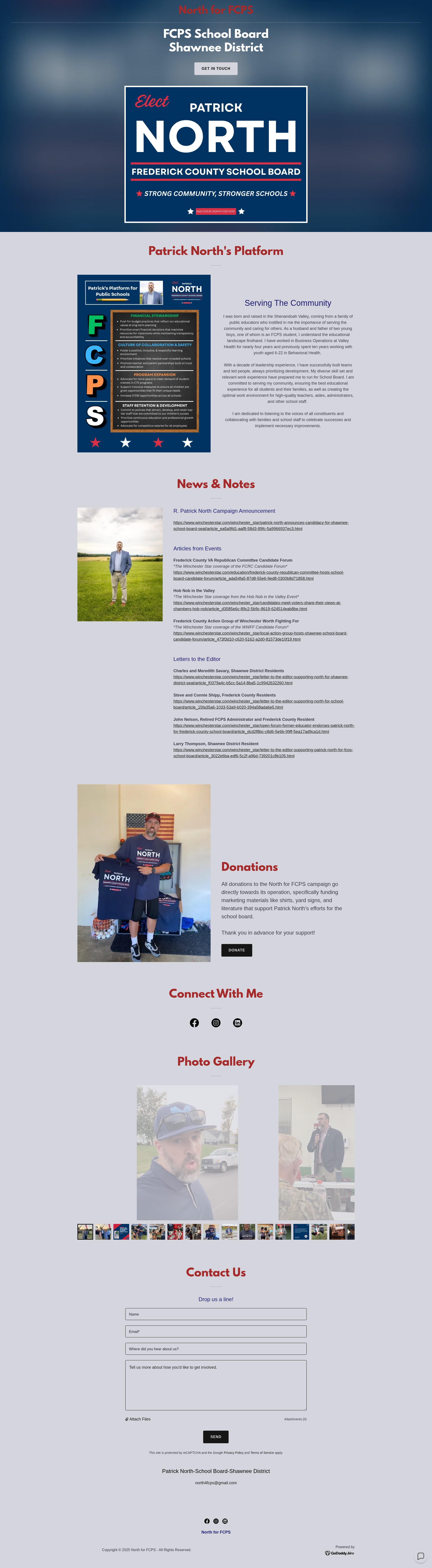 Screenshot of north4fcps.com