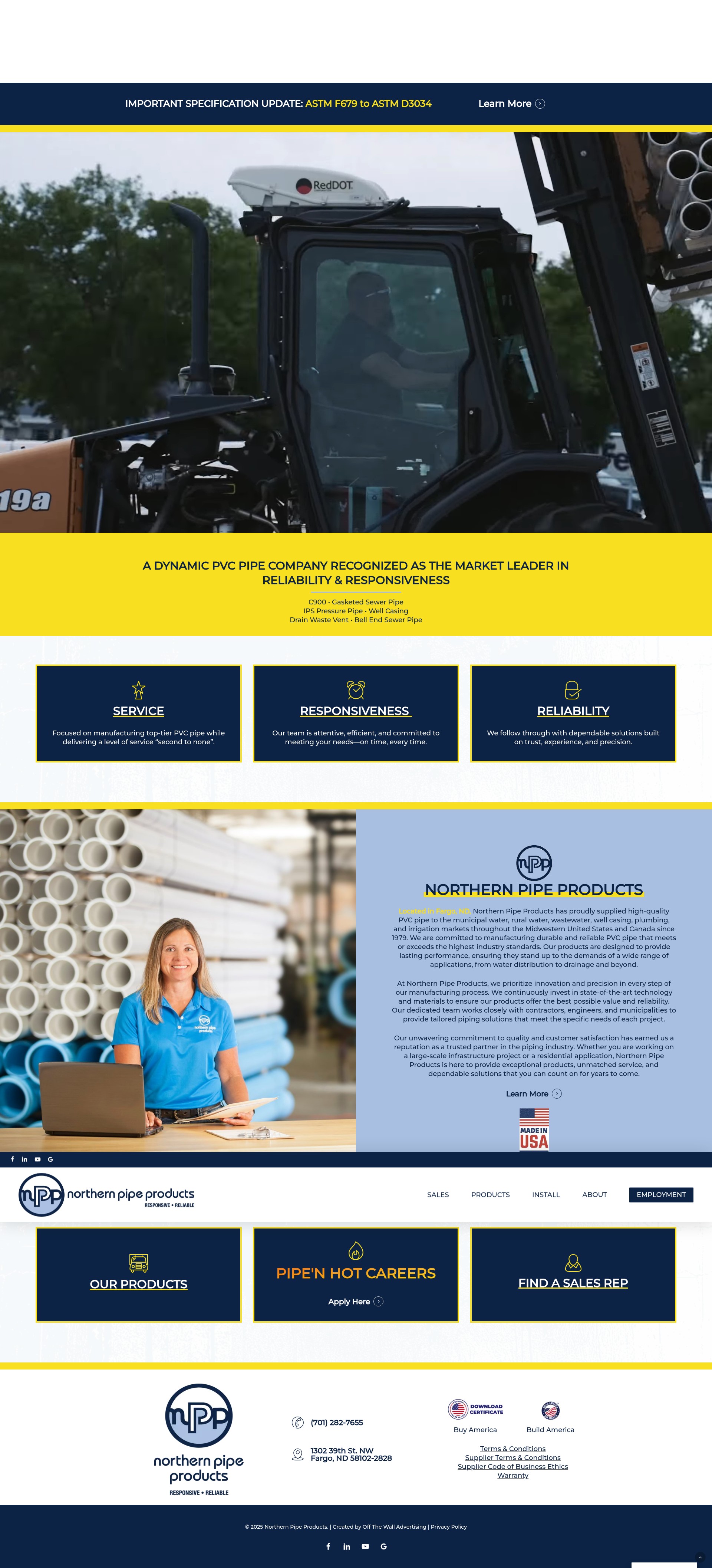 Screenshot of northernpipe.com