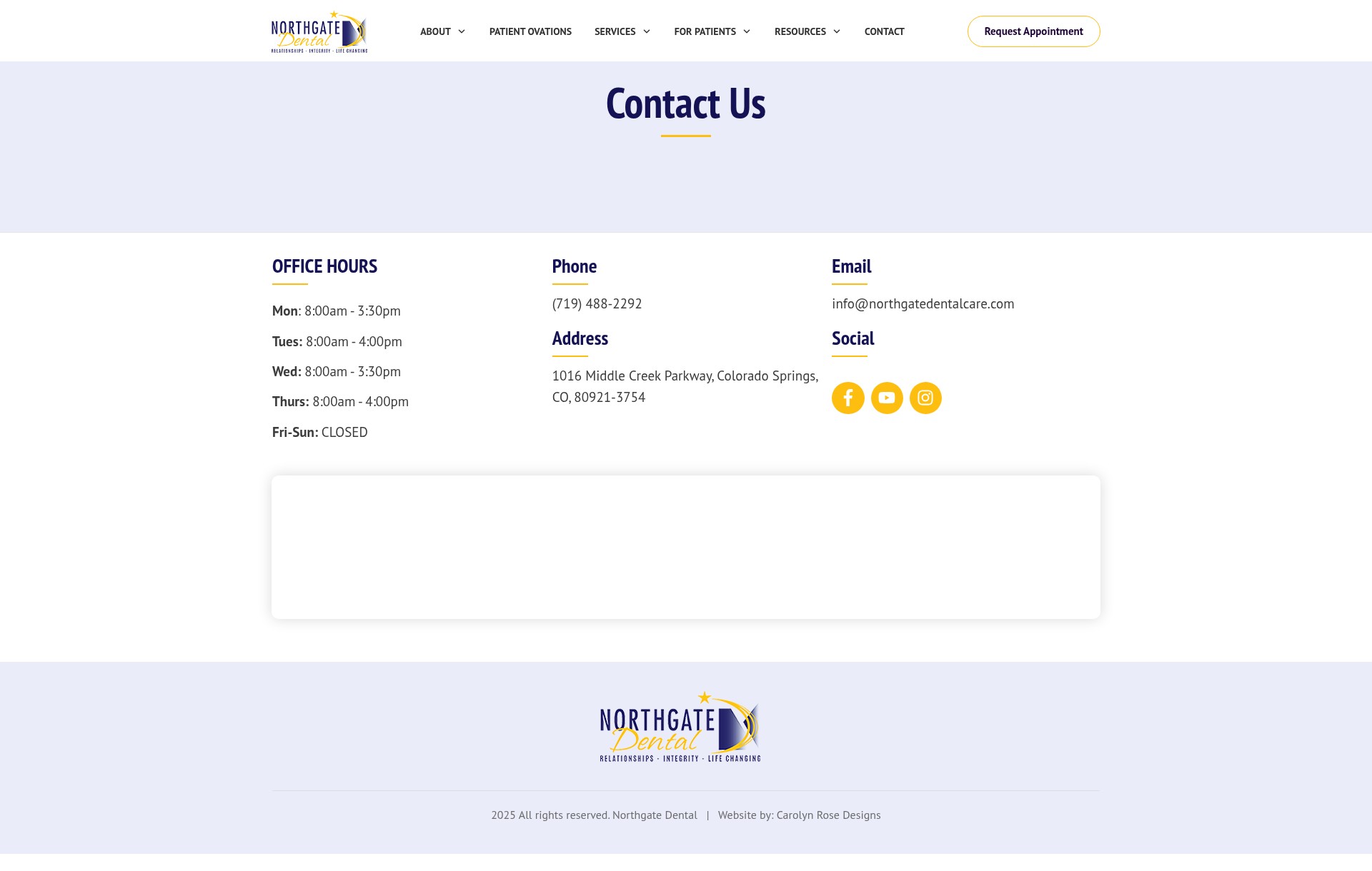 Screenshot of northgatedentalcare.com