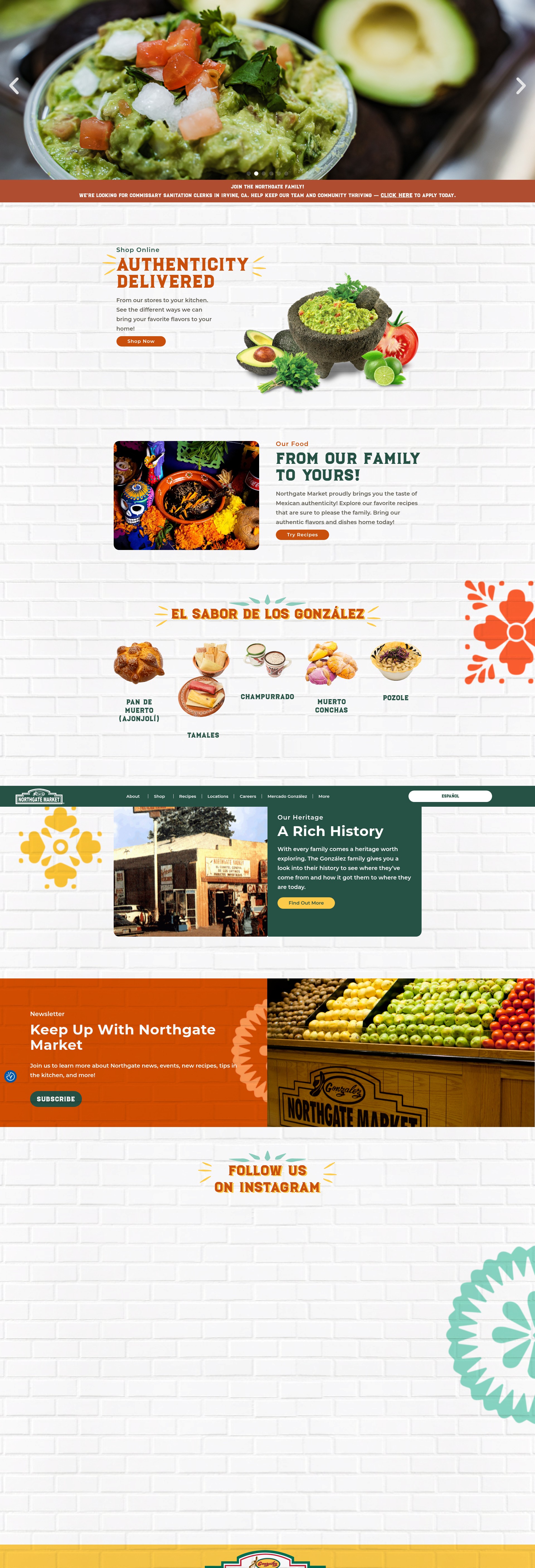 Screenshot of northgatemarket.com