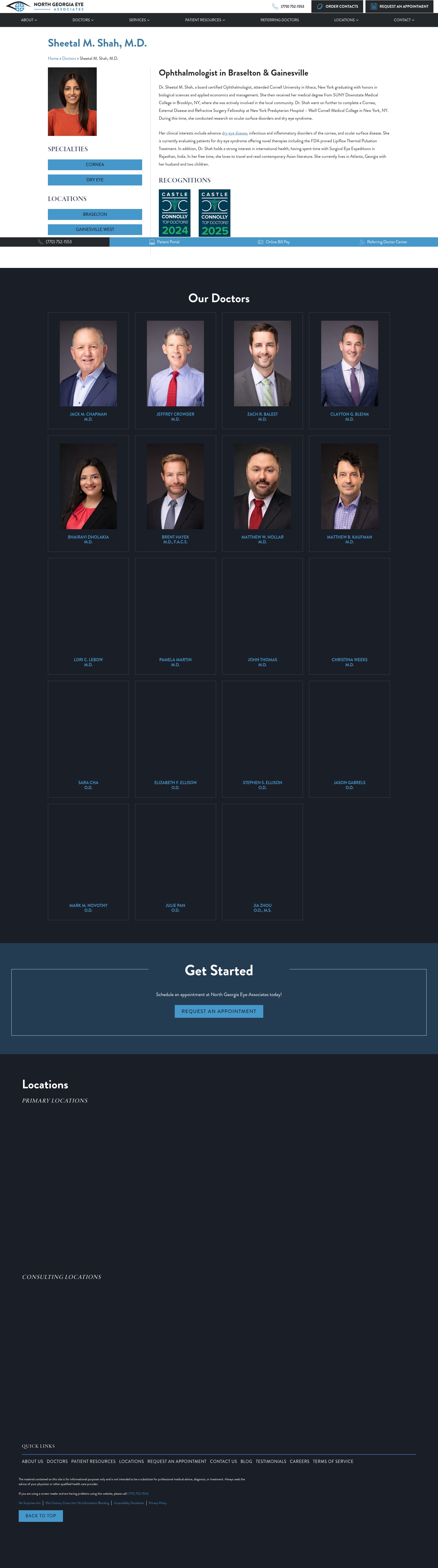 Screenshot of northgeorgiaeye.com