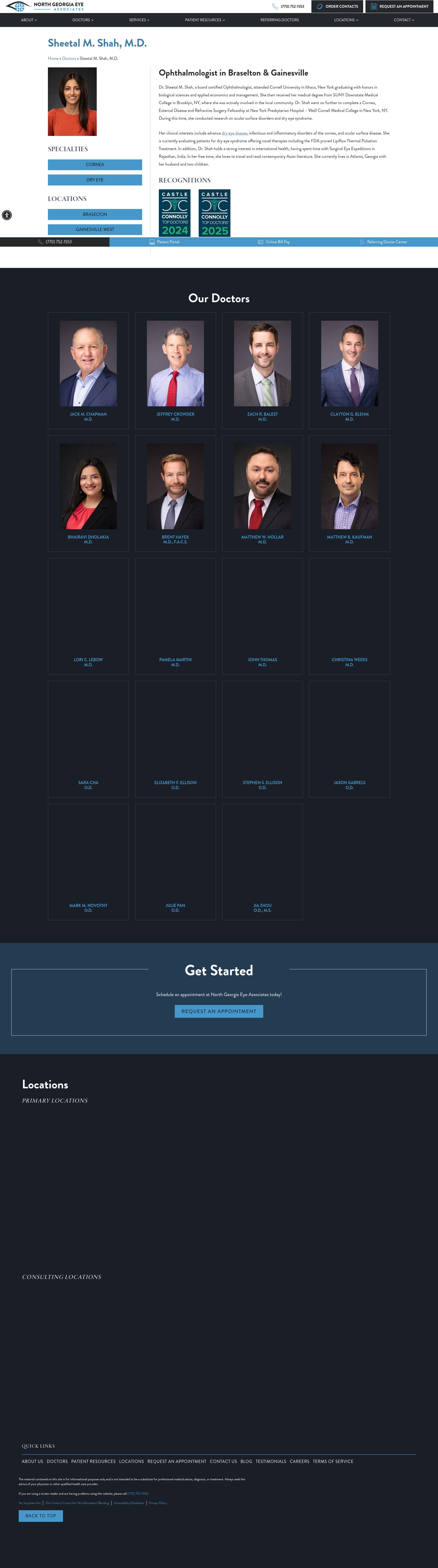 Screenshot of northgeorgiaeyeclinic.com