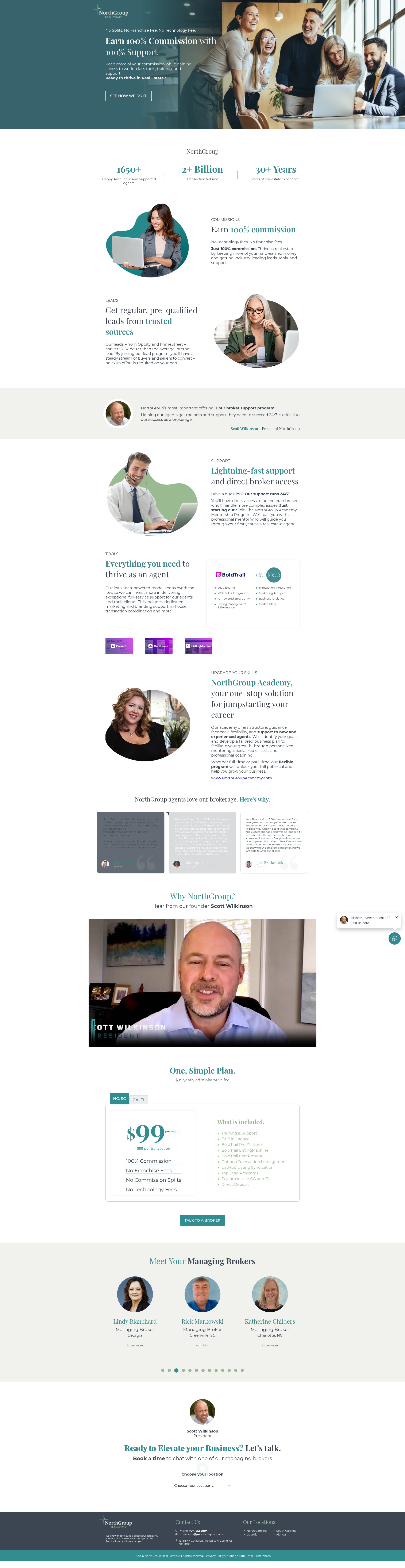 Screenshot of northgroupcareers.com