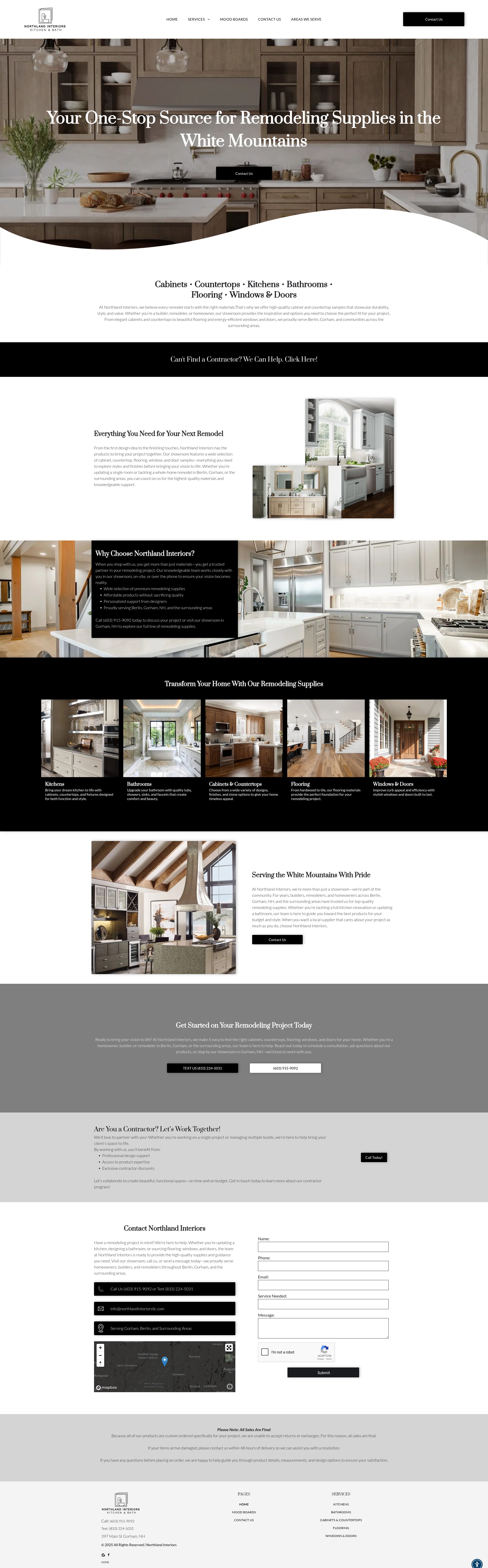 Screenshot of northlandinteriorsllc.com
