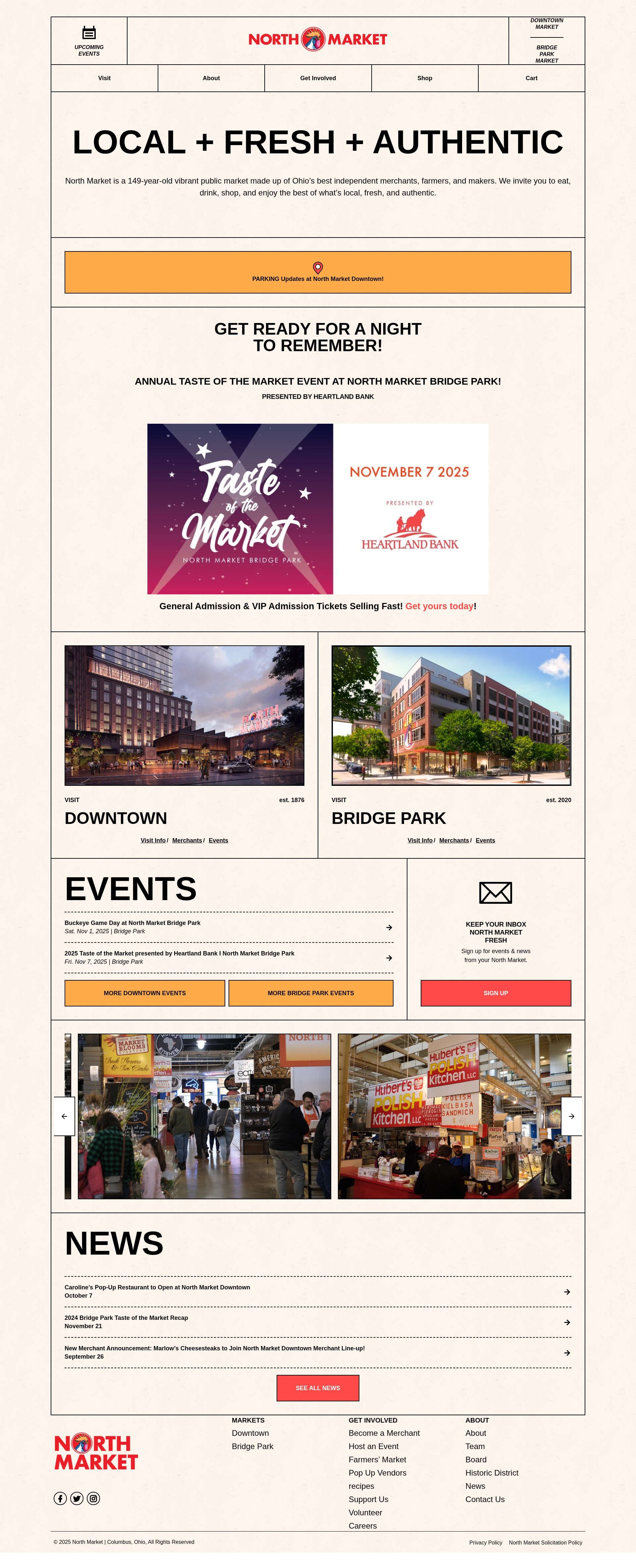 Screenshot of northmarket.org