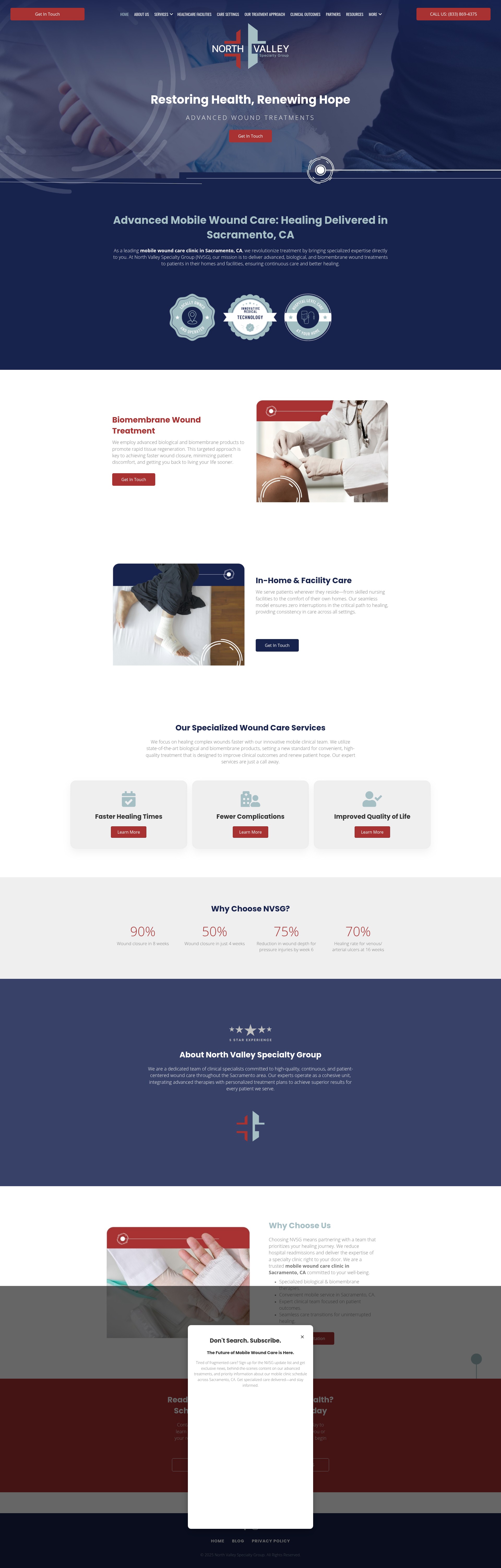 Screenshot of northvalleyspecialtygroup.com