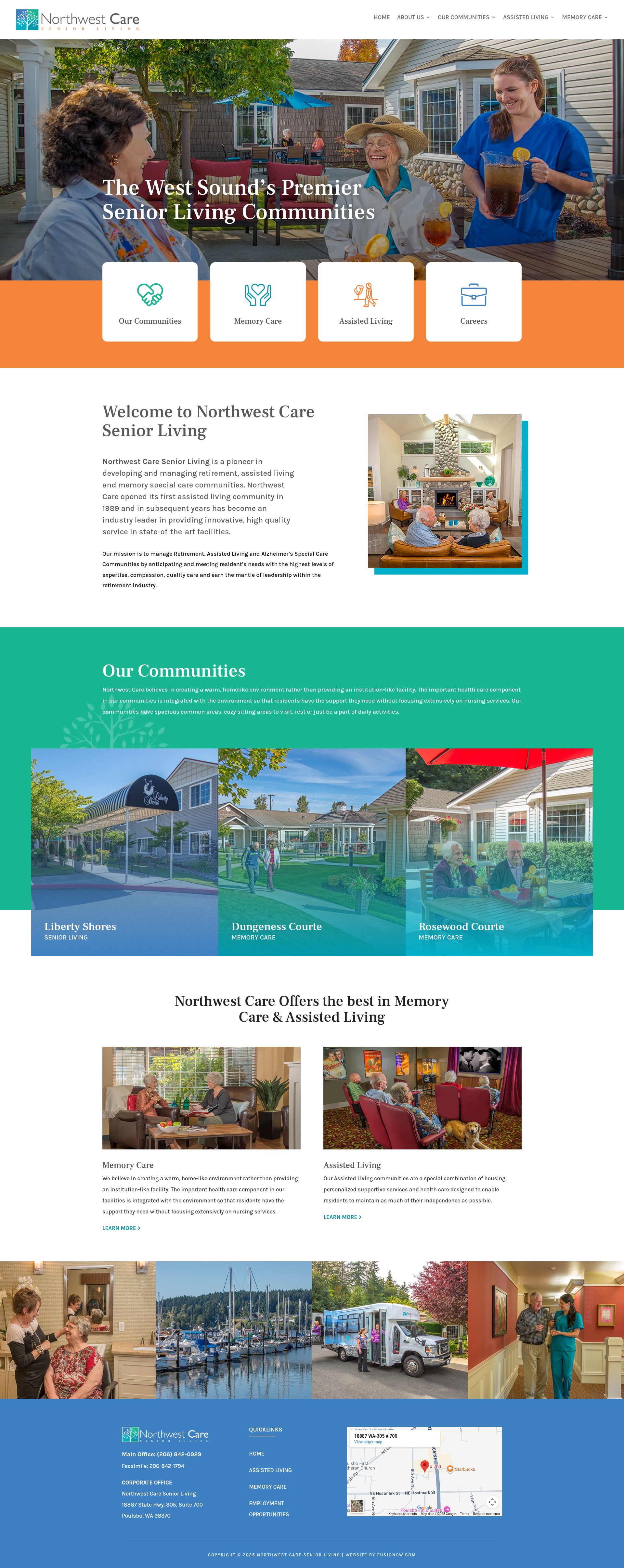 Screenshot of northwestcare.com