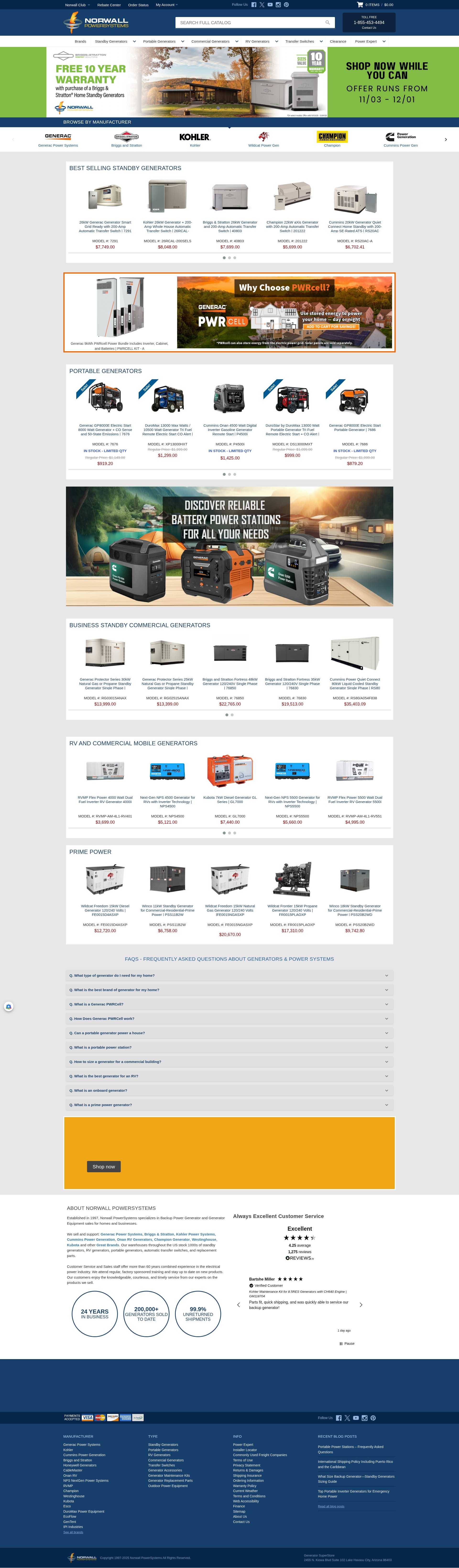 Screenshot of norwall.com