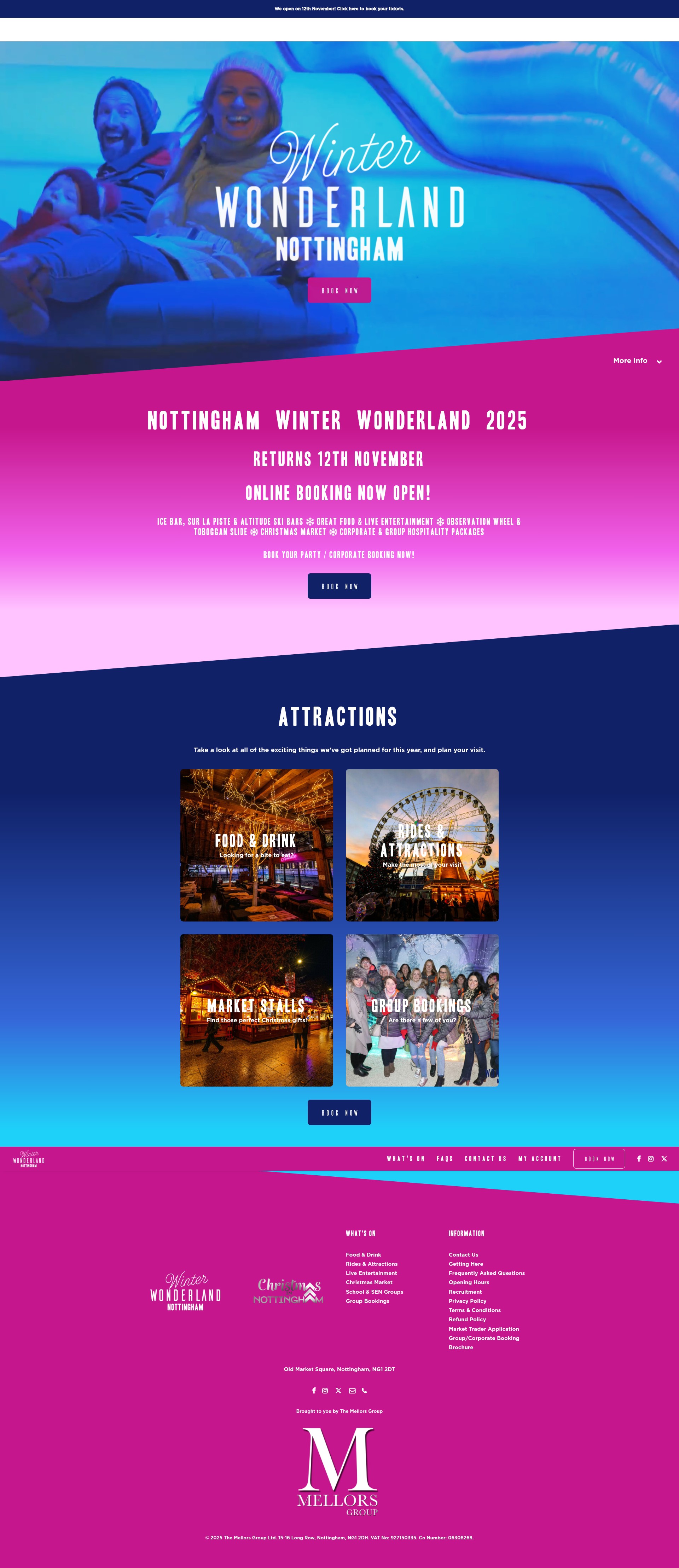 Screenshot of nottinghamwinterwonderland.co.uk