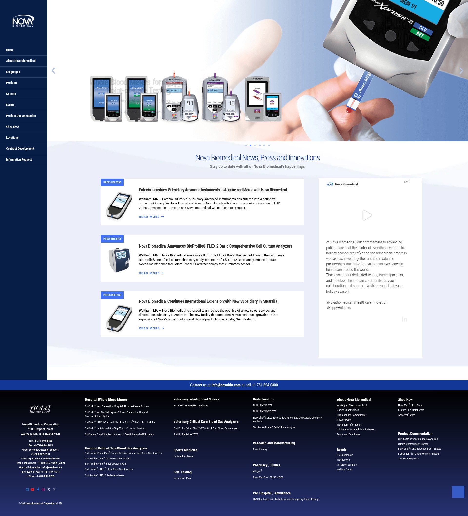 Screenshot of novabiodev.com