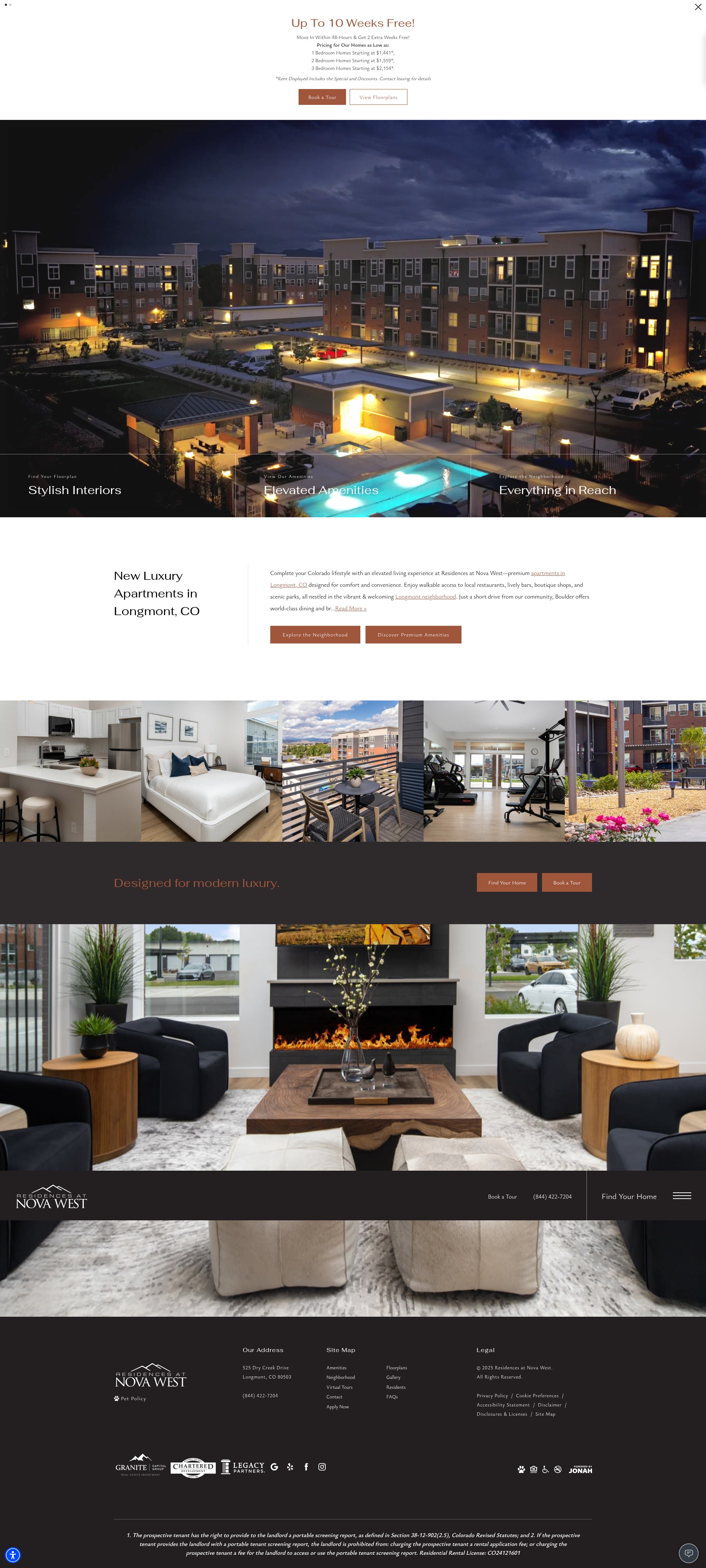 Screenshot of novawest.com