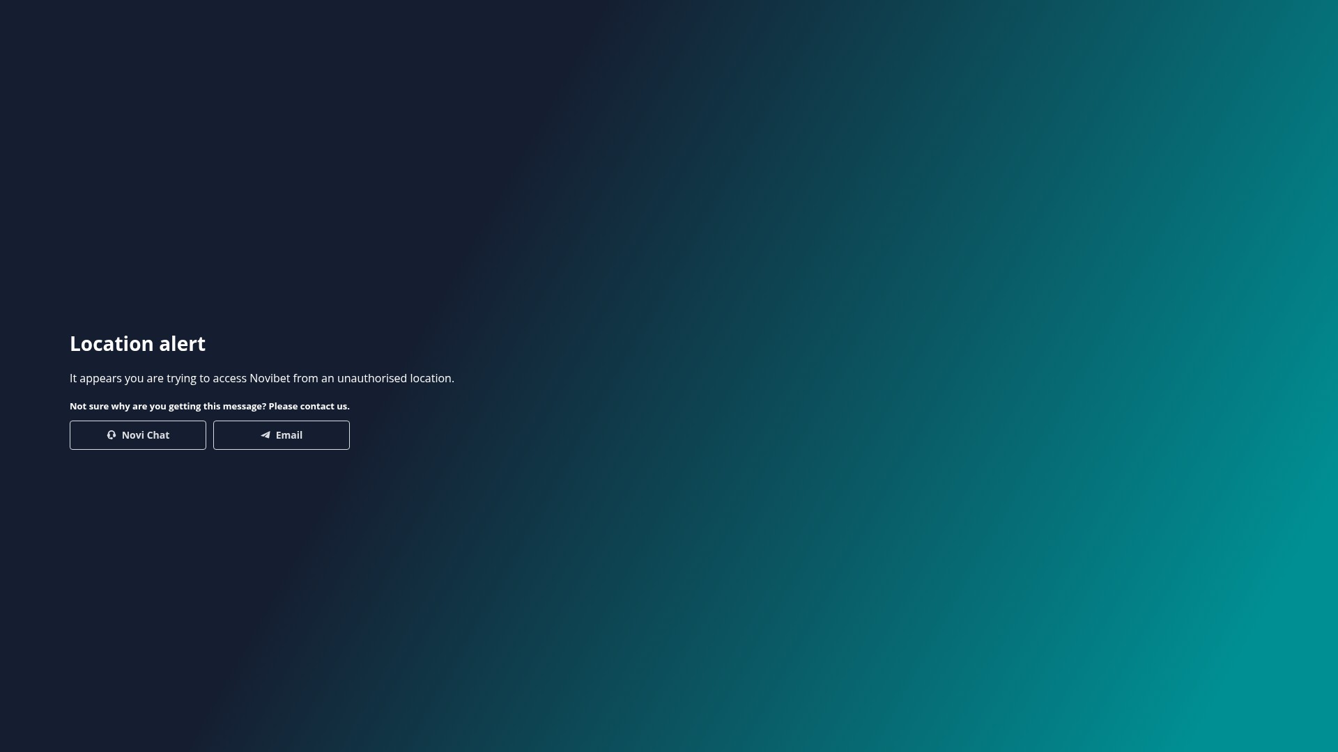 Screenshot of novibet.com