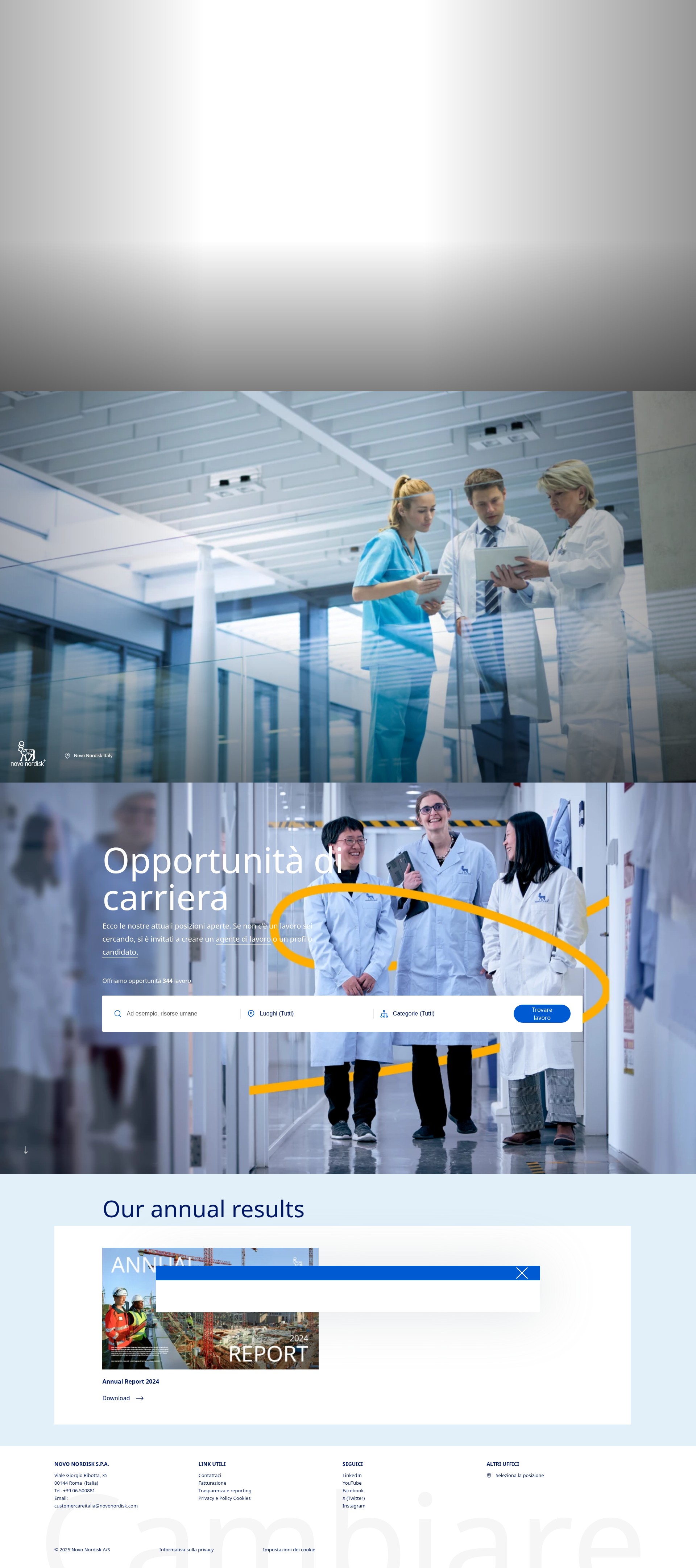 Screenshot of novonordisk.it