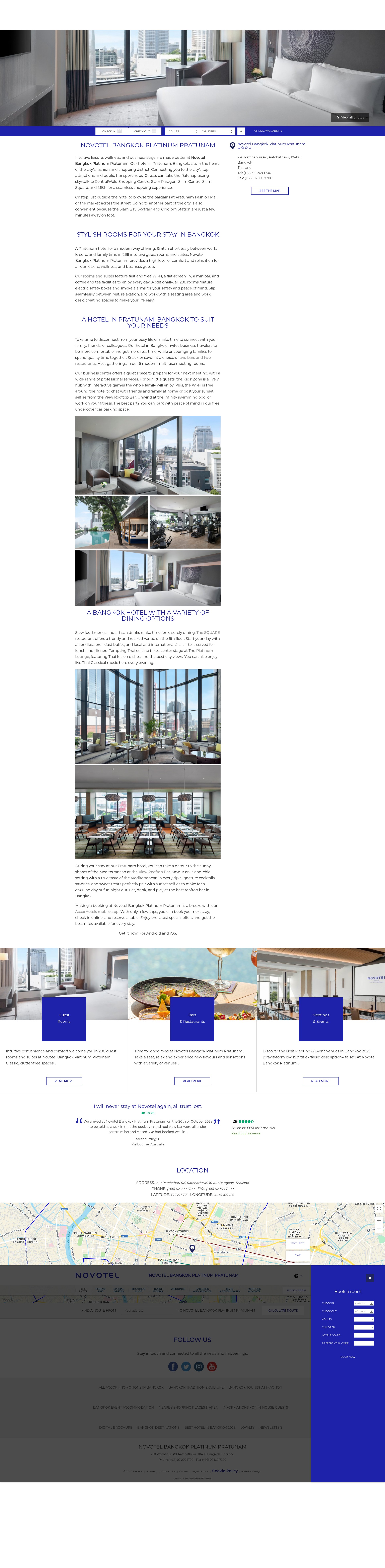 Screenshot of novotelbangkokplatinum.com