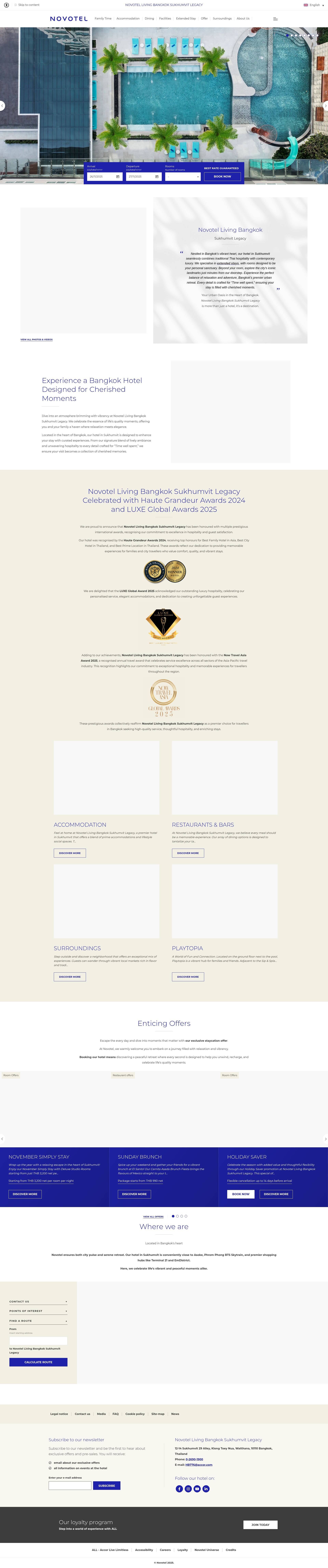 Screenshot of novotellivingbangkoklegacy.com
