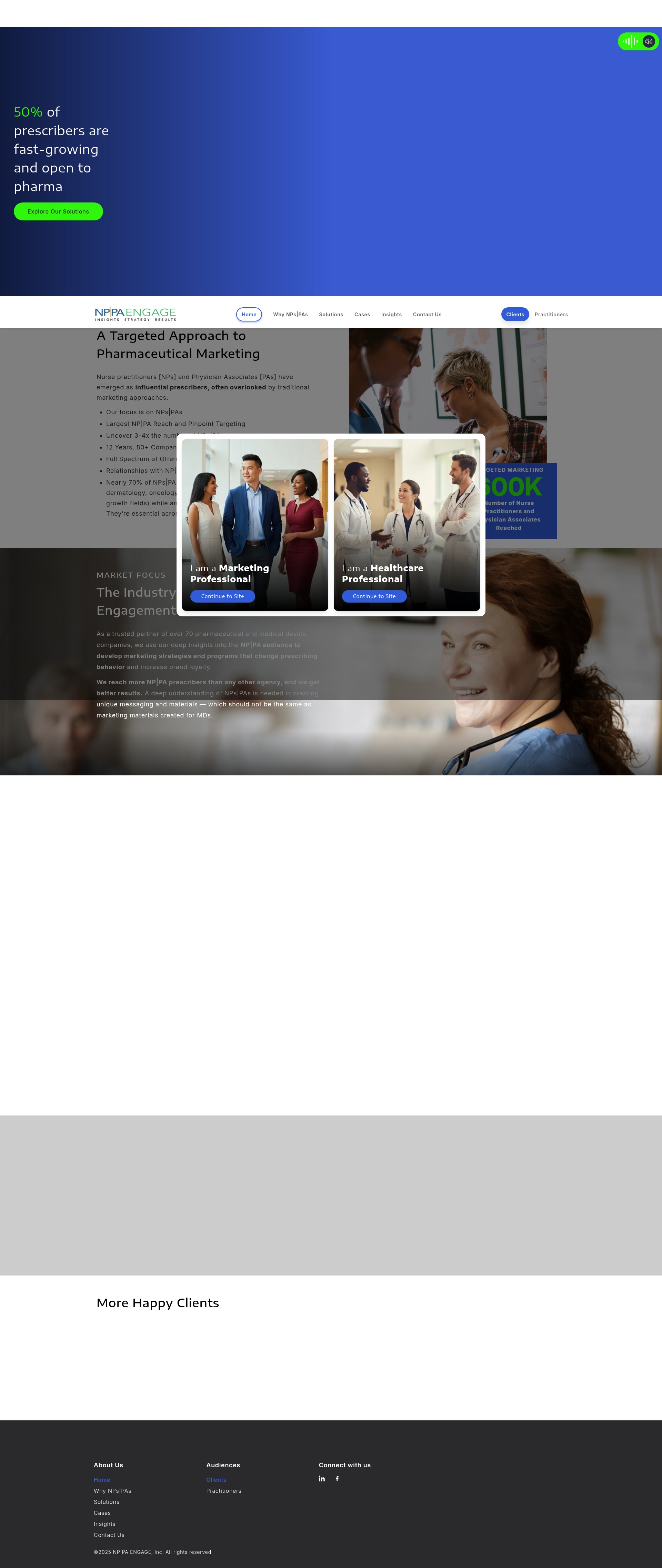 Screenshot of nppaengage.com