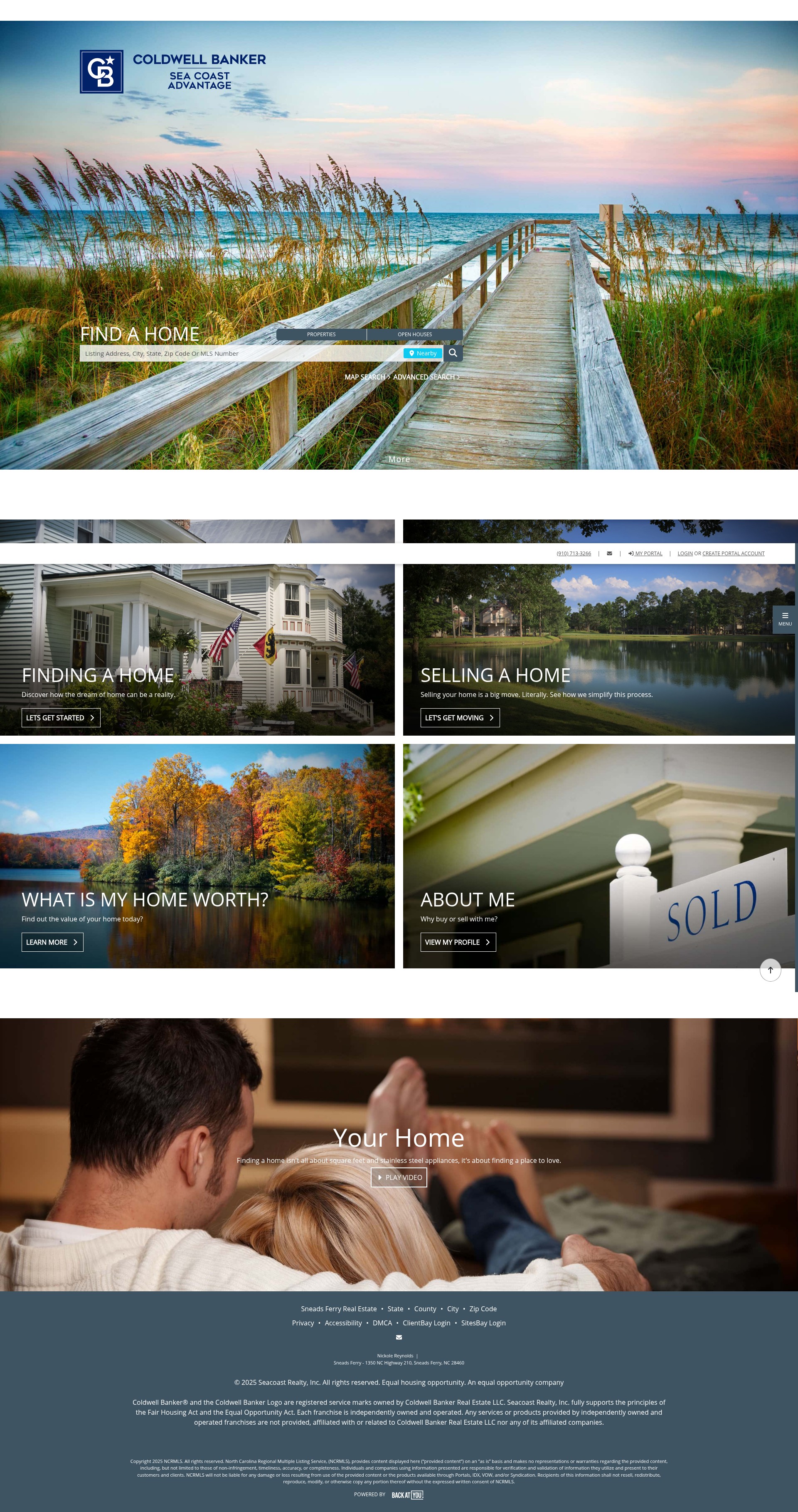 Screenshot of nreynolds.seacoastrealty.com