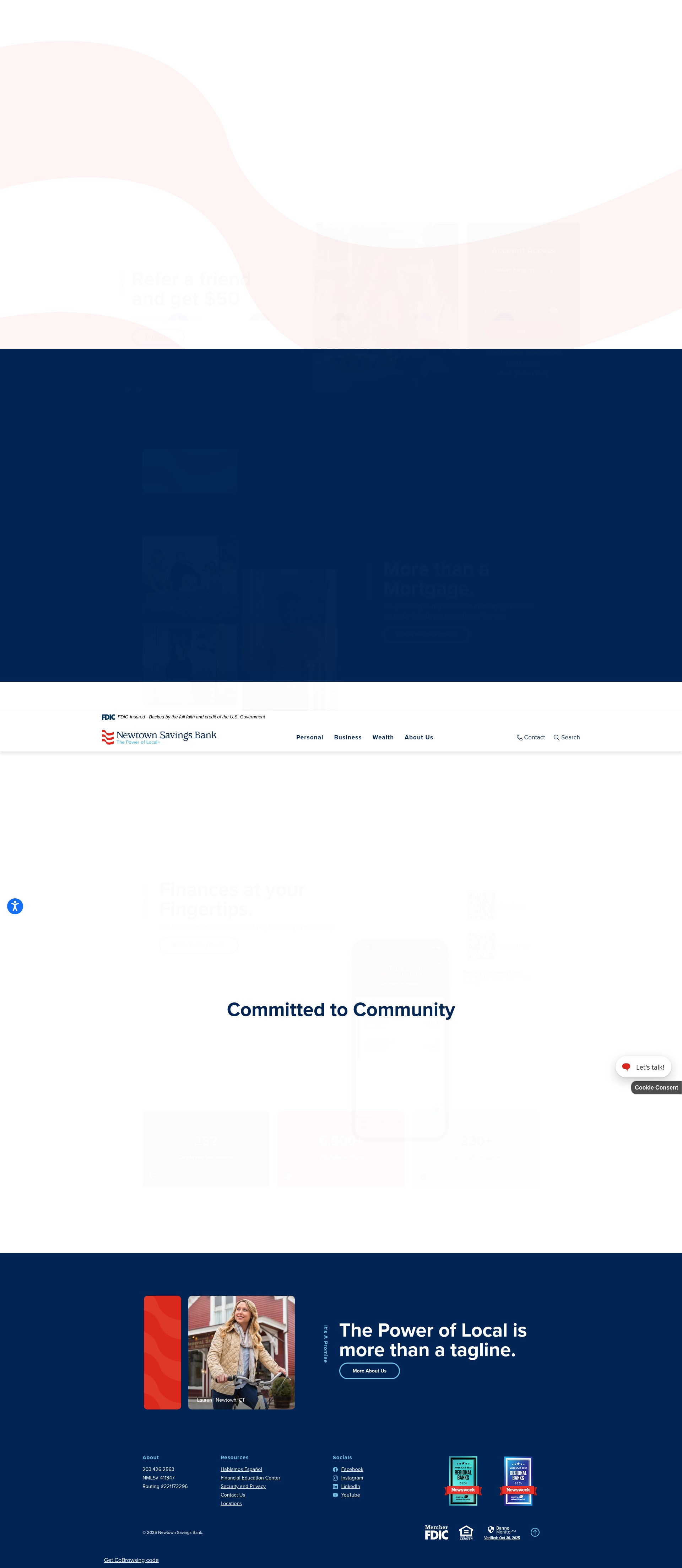 Screenshot of nsbonline.com