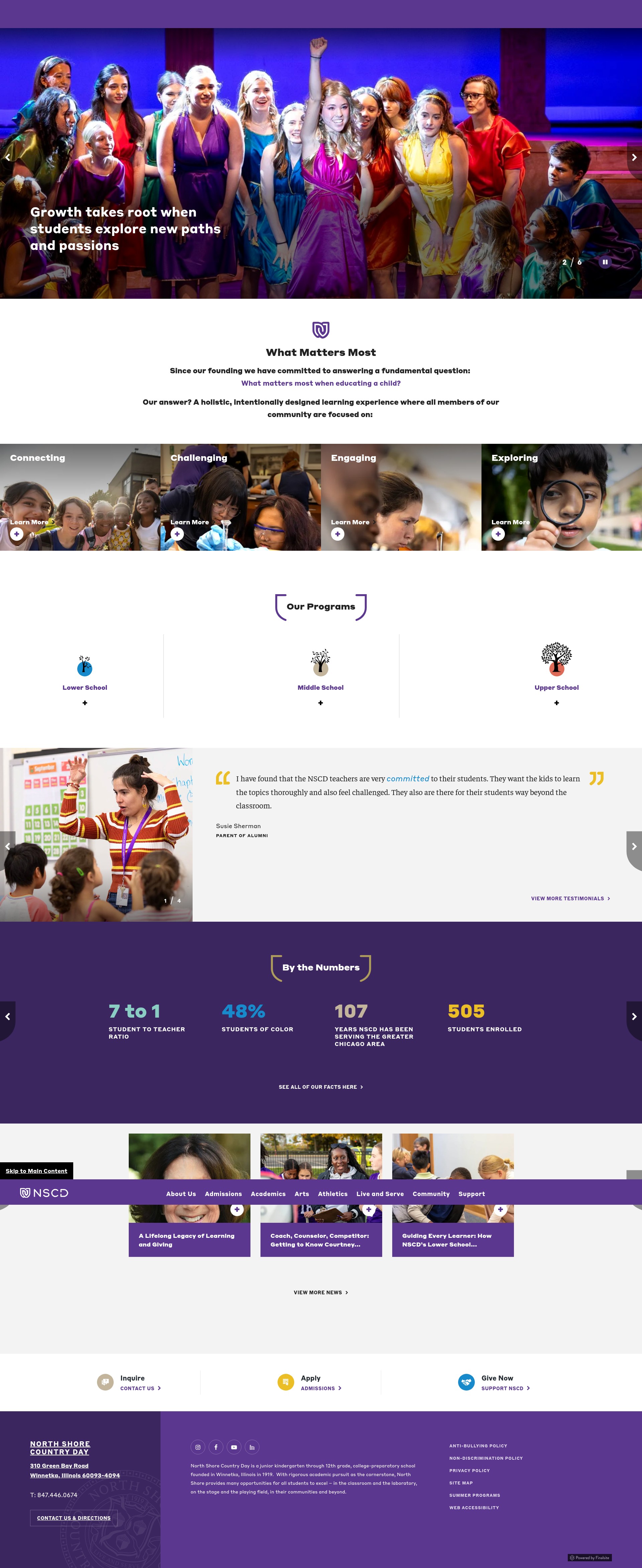 Screenshot of nscds.org