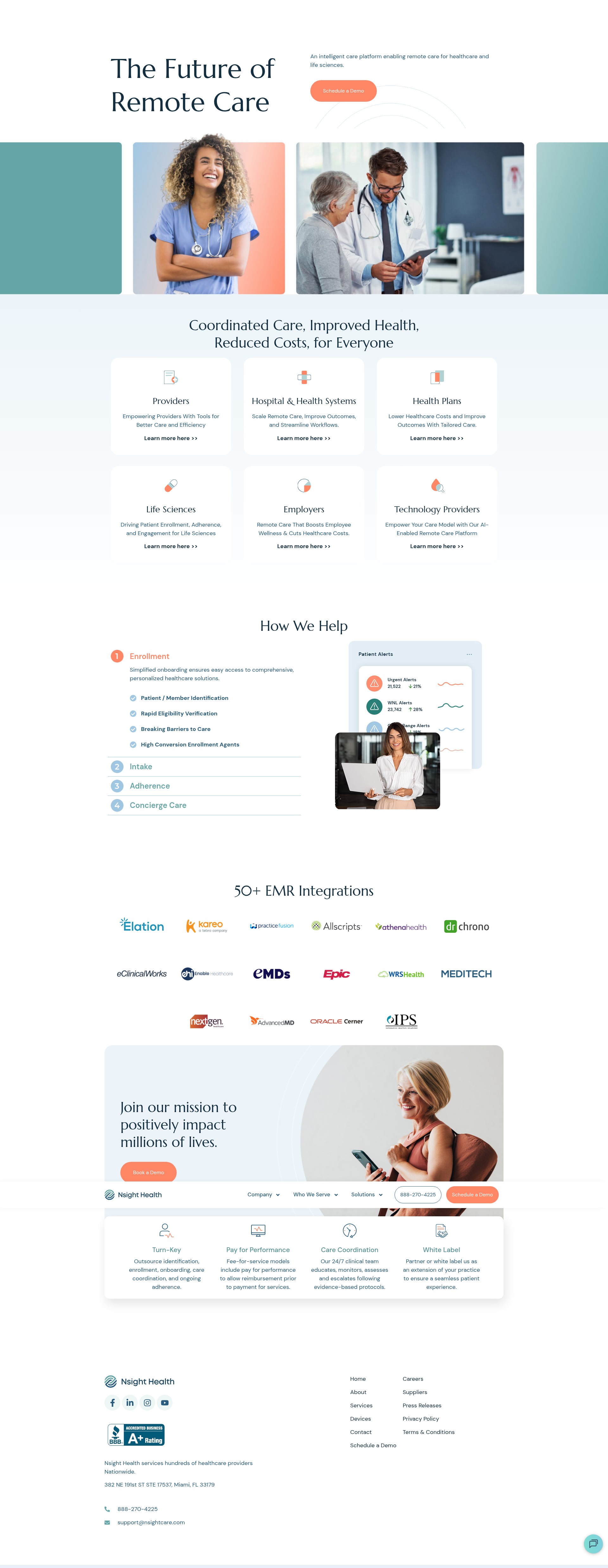 Screenshot of nsightcare.com