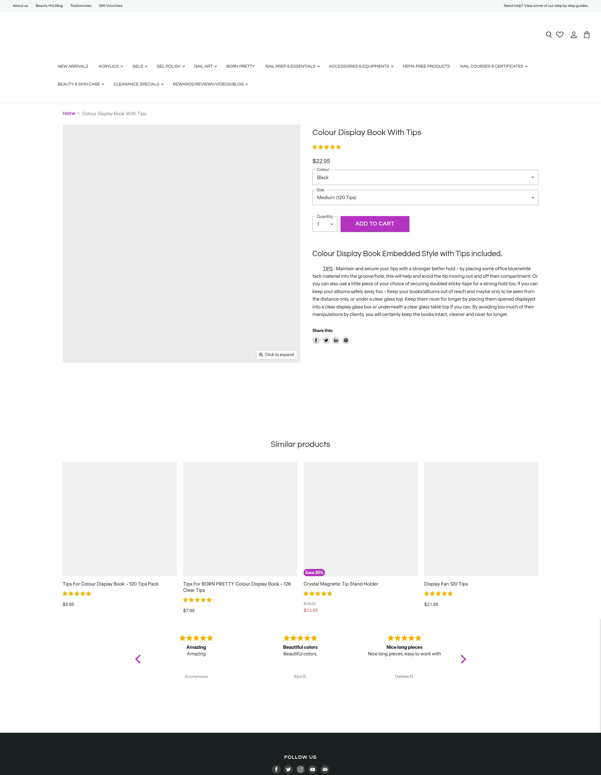 Screenshot of nsinails.com.au