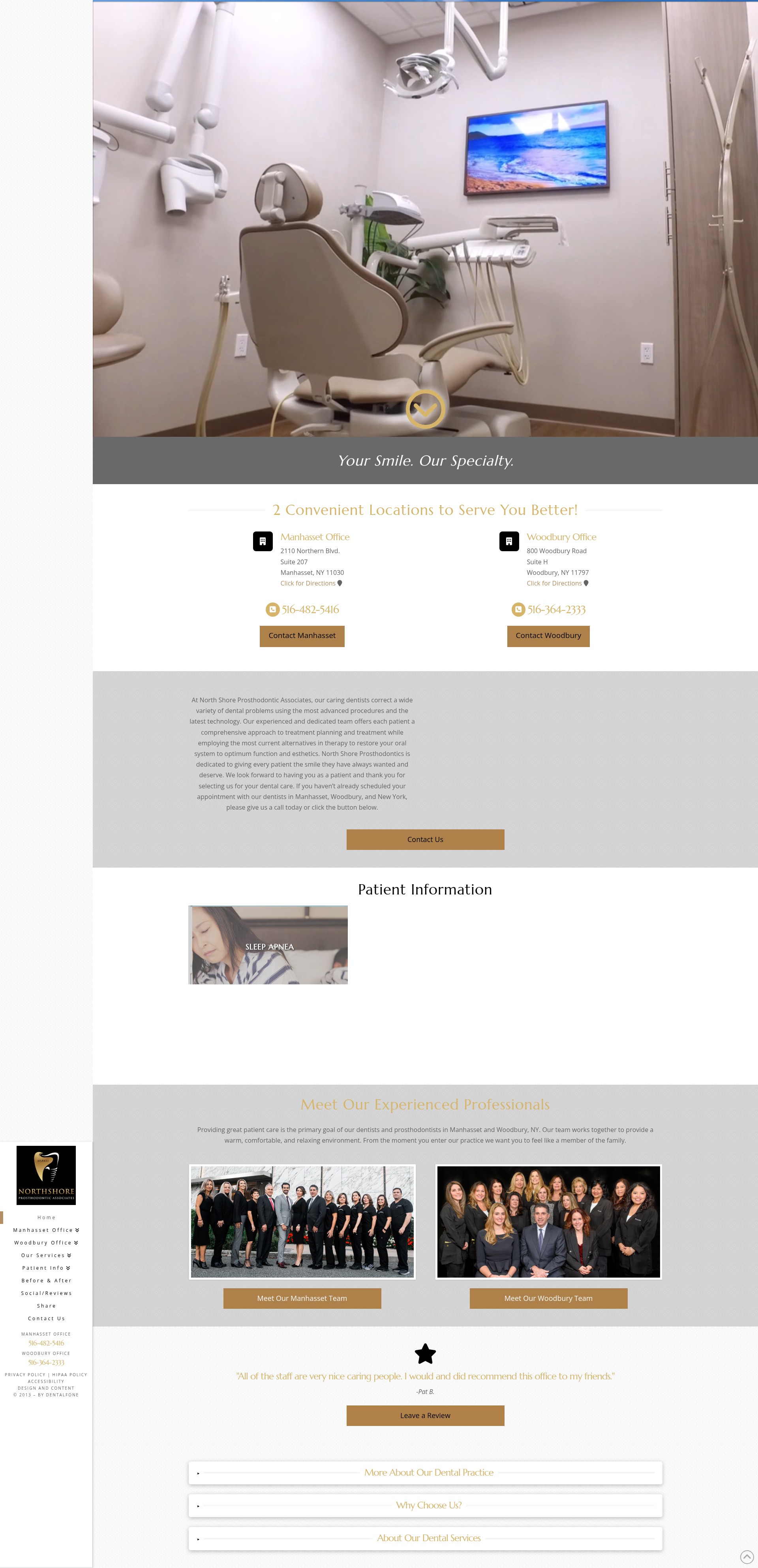 Screenshot of nspali.com