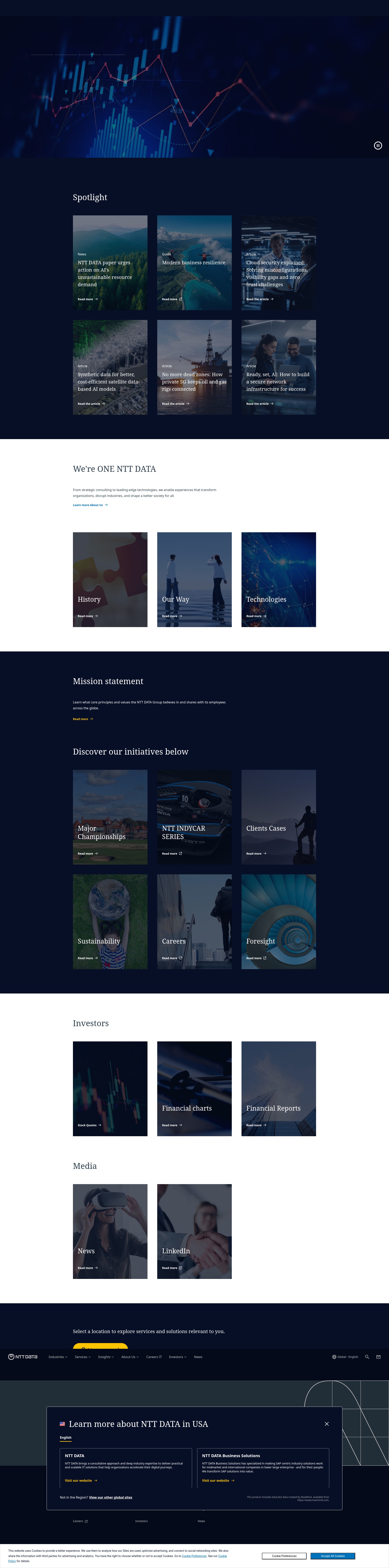 Screenshot of nttdata.com